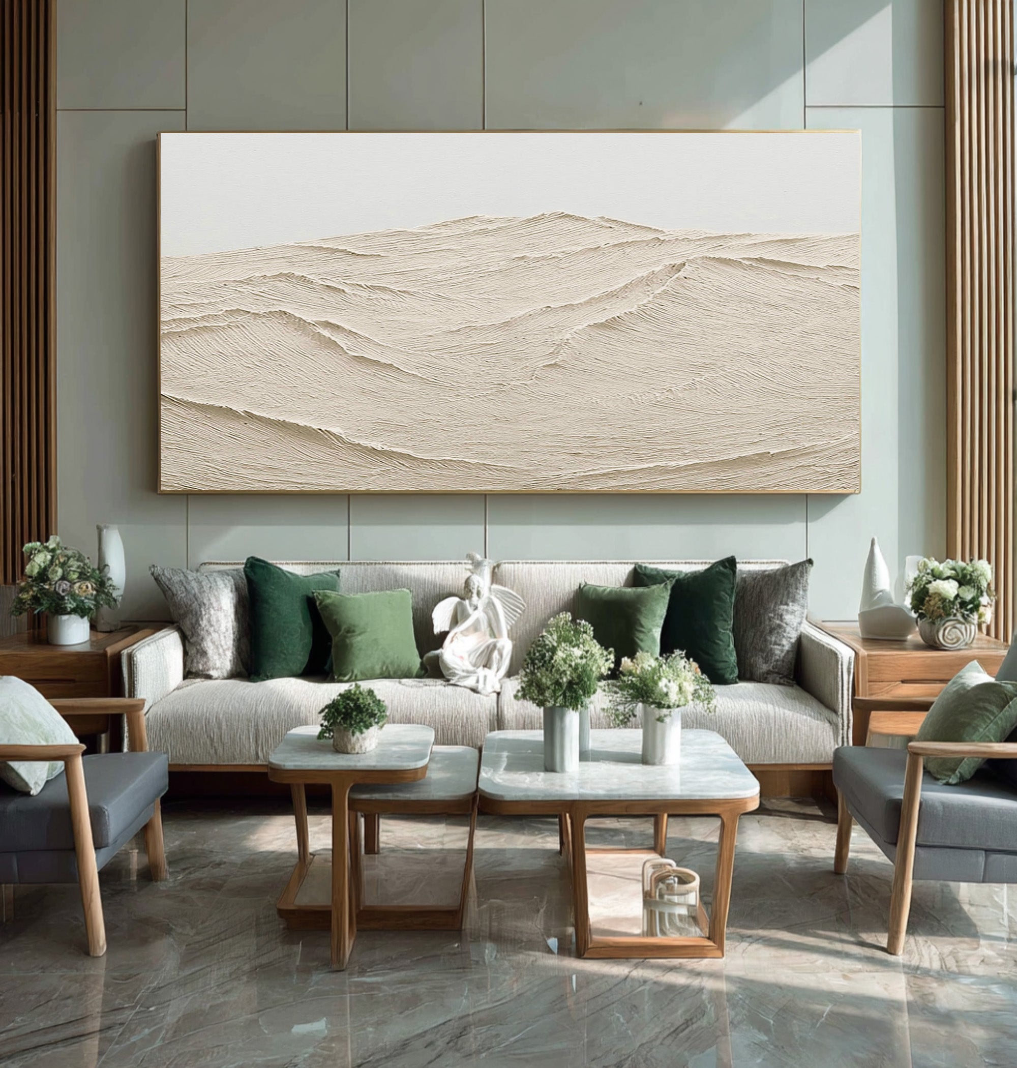 Modern Impasto Ocean Landscape Painting #AG 078