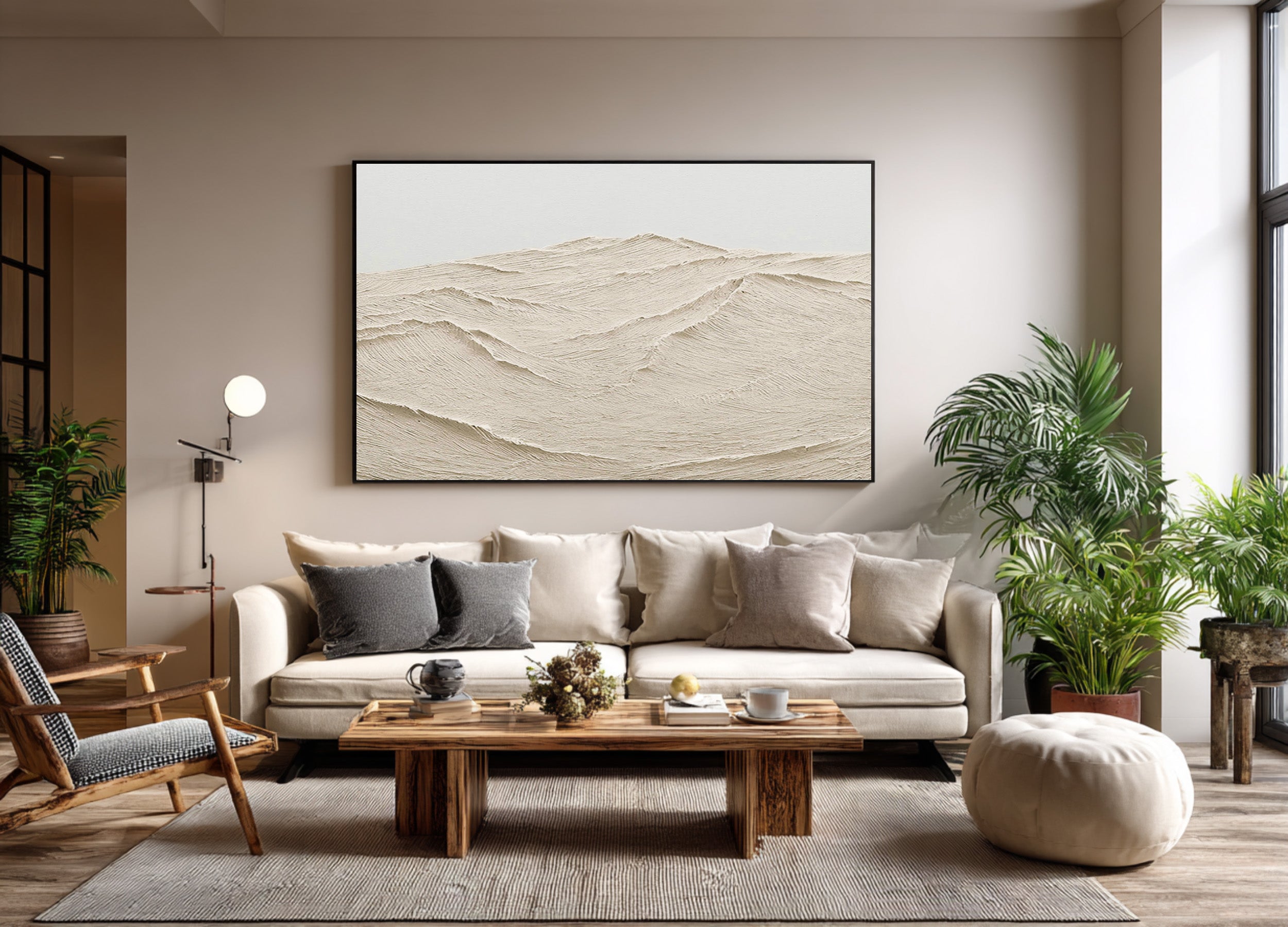 Modern Impasto Ocean Landscape Painting #AG 078
