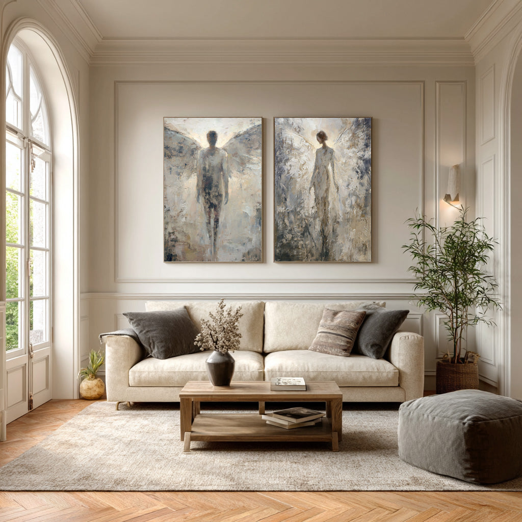 Modern Farmhouse Angelic Wall Art #AG 024