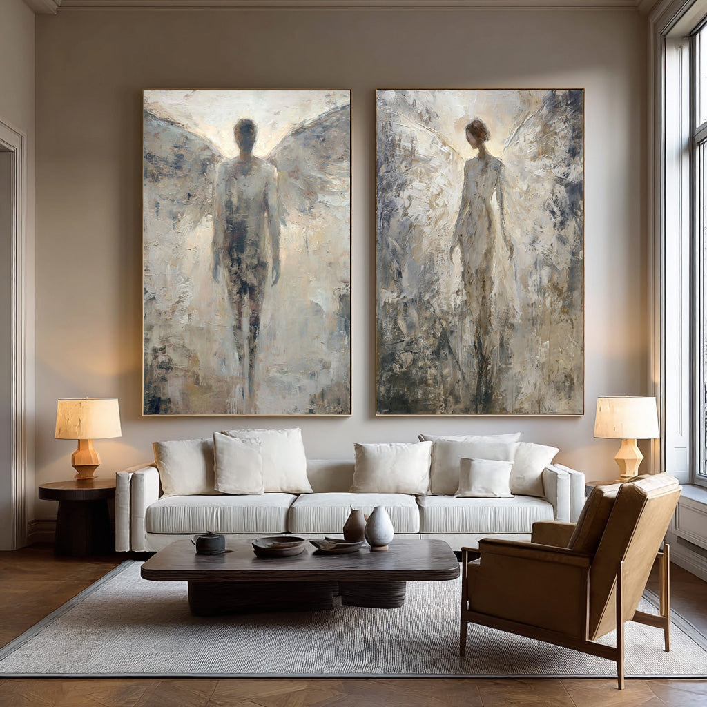Modern Farmhouse Angelic Wall Art #AG 024