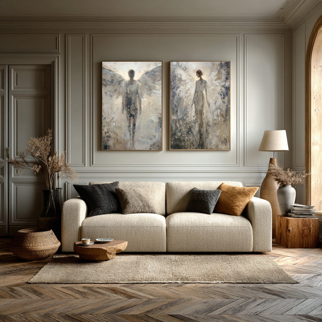 Modern Farmhouse Angelic Wall Art #AG 024