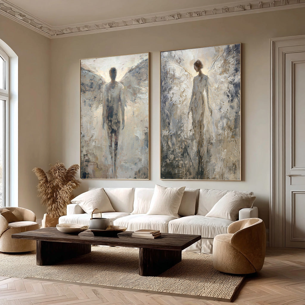 Modern Farmhouse Angelic Wall Art #AG 024