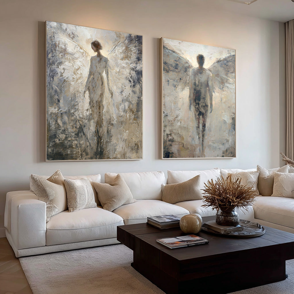 Modern Farmhouse Angelic Wall Art #AG 024