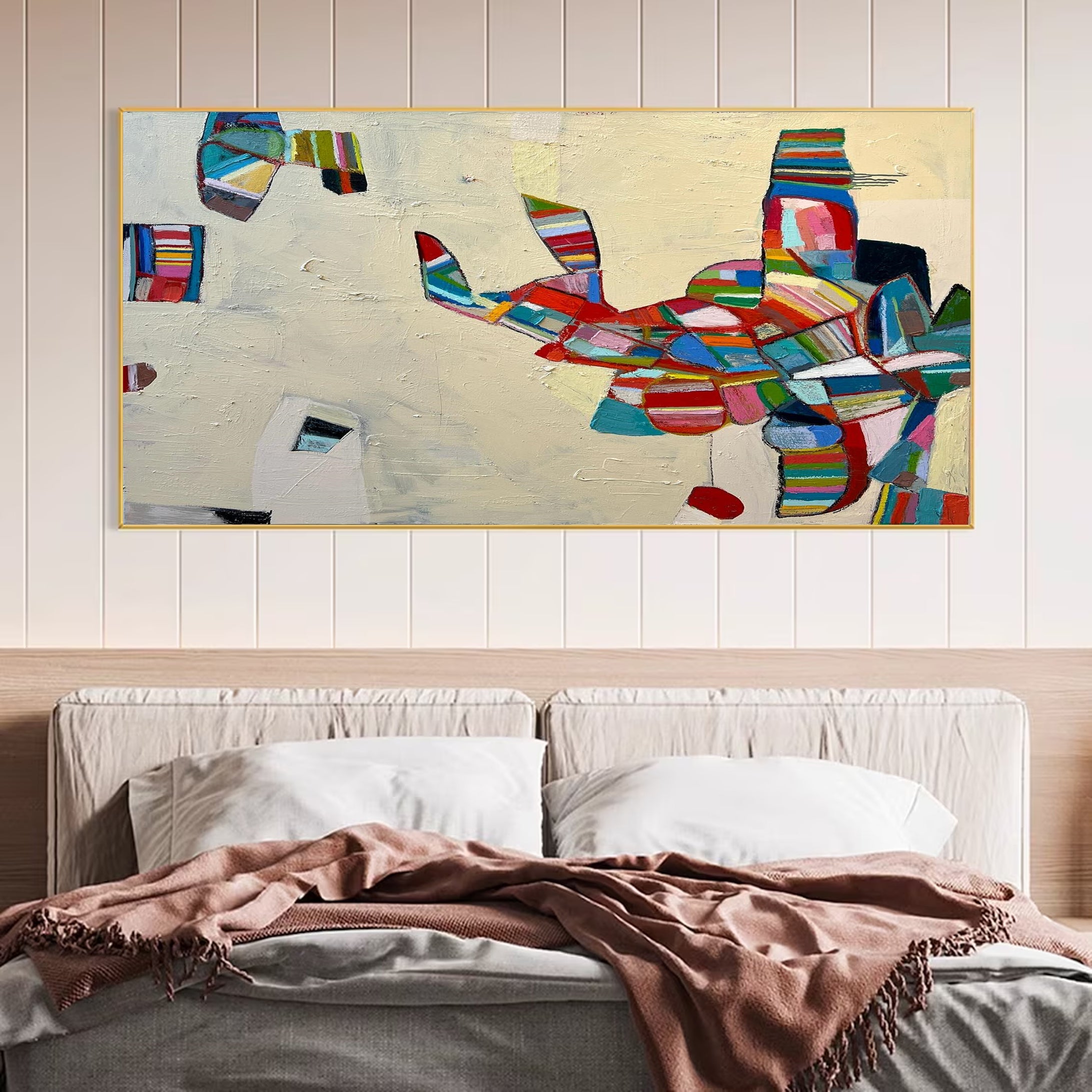 Vivid Mid Century Wall Art for Creative Spaces #MC001