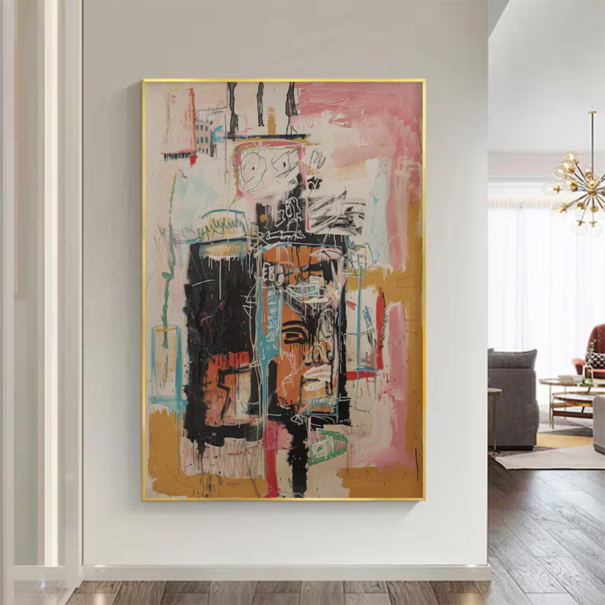 Large Modern Expressionist Art | KelorArt #AG 130