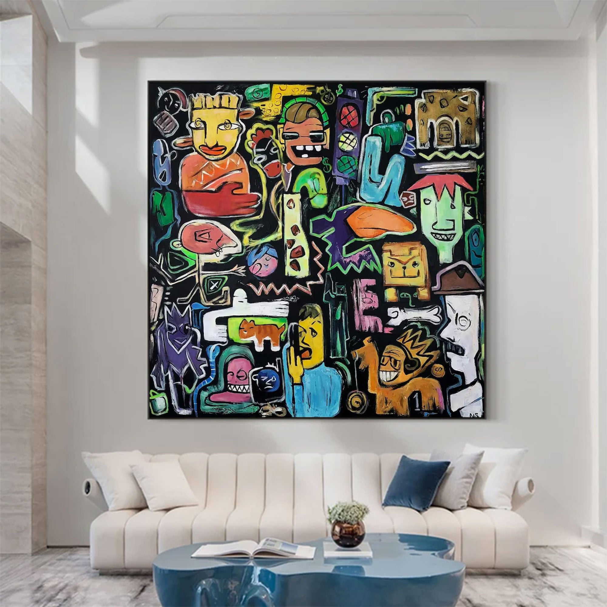 Abstract Large Modern Painting | KelorArt #AG 157