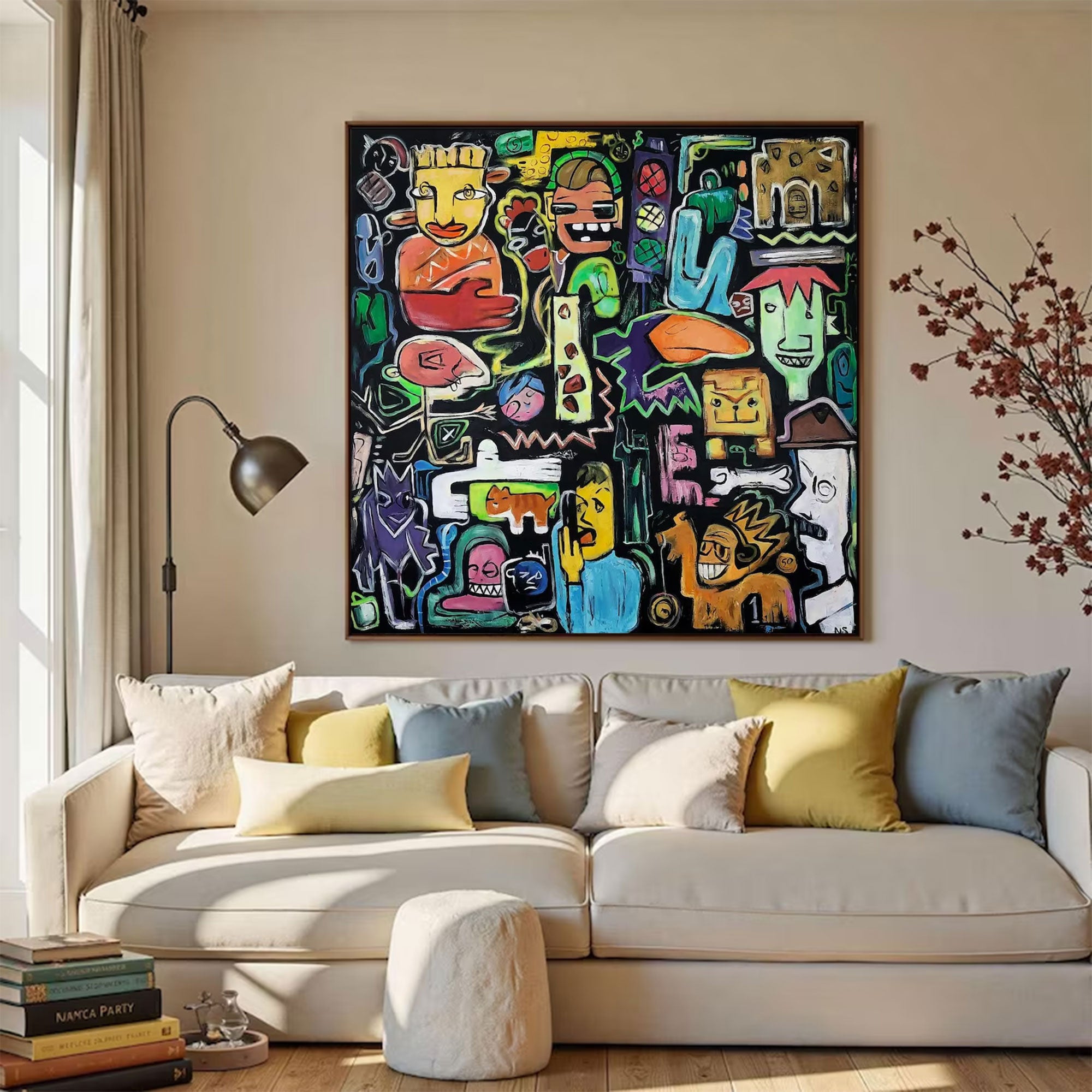 Abstract Large Modern Painting | KelorArt #AG 157