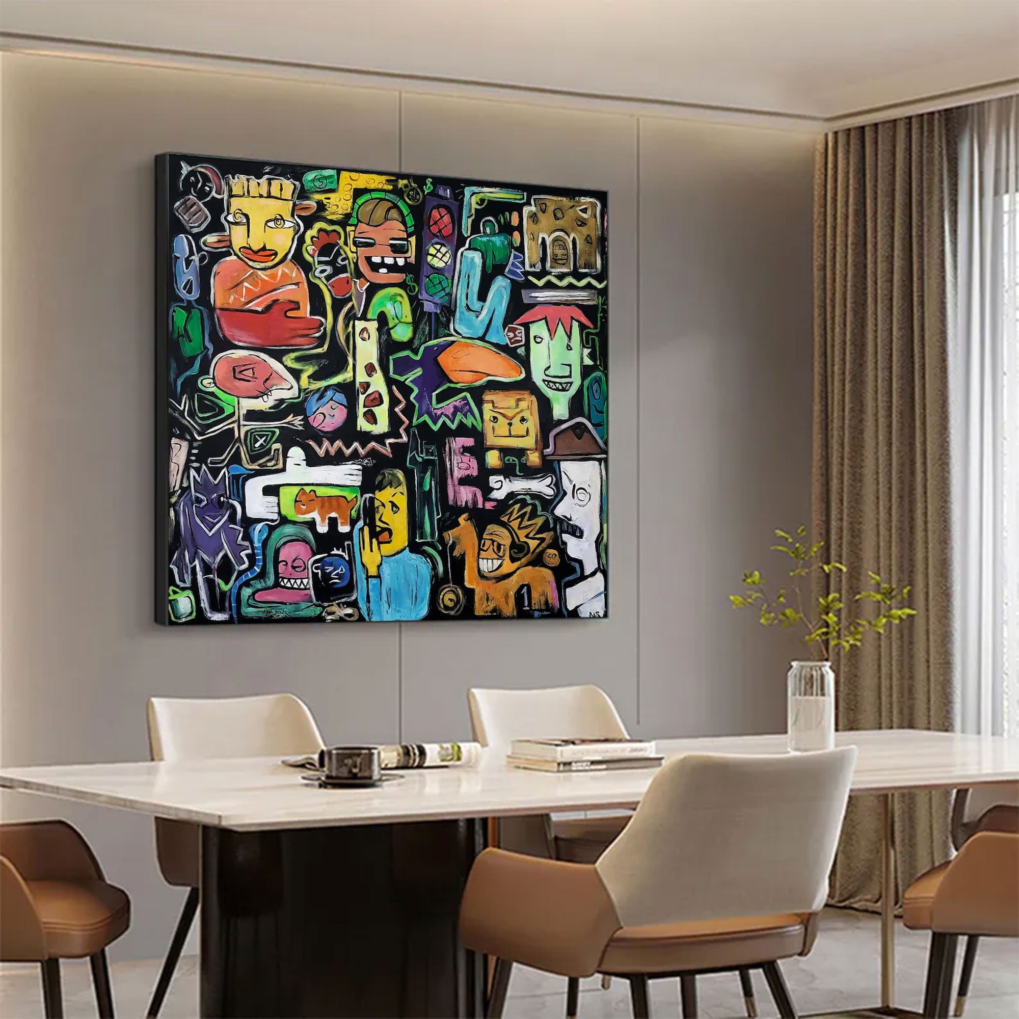 Abstract Large Modern Painting | KelorArt #AG 157