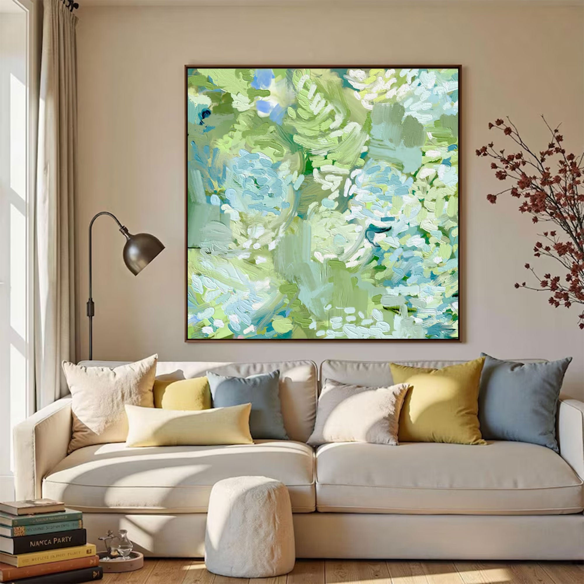 Large Modern Floral Painting | KelorArt #AG 166