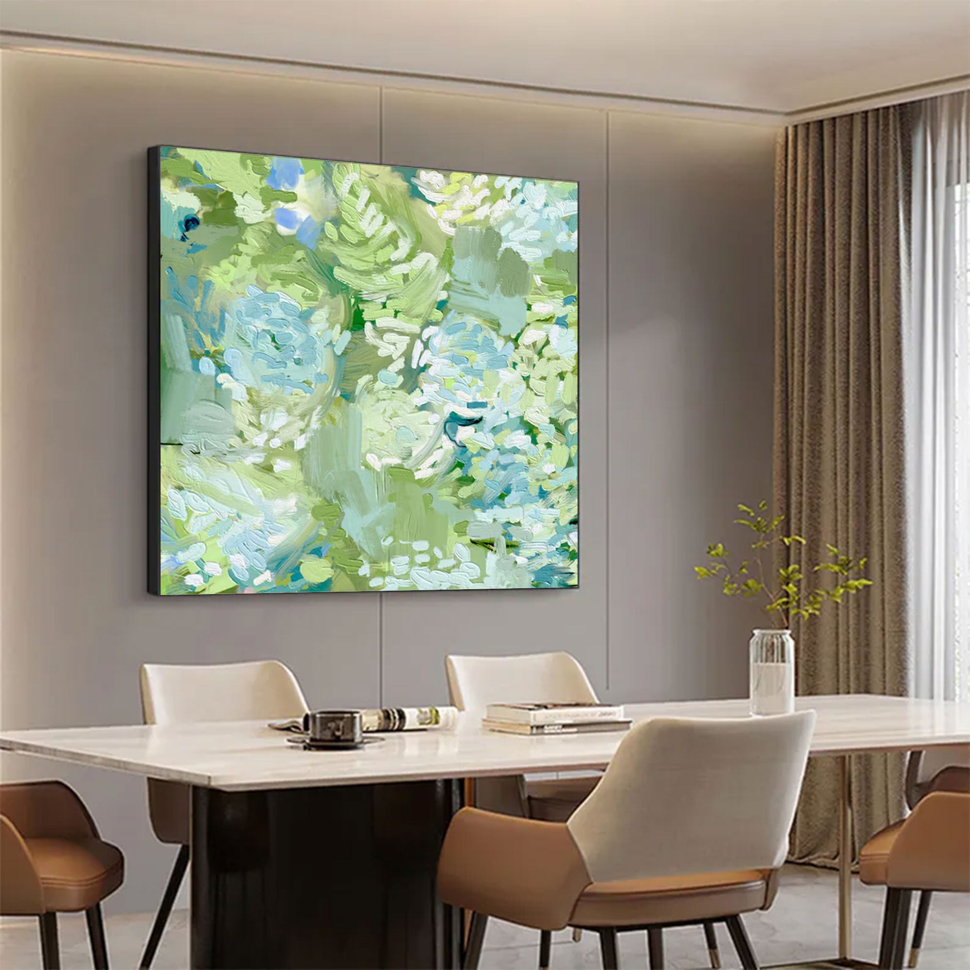 Large Modern Floral Painting | KelorArt #AG 166