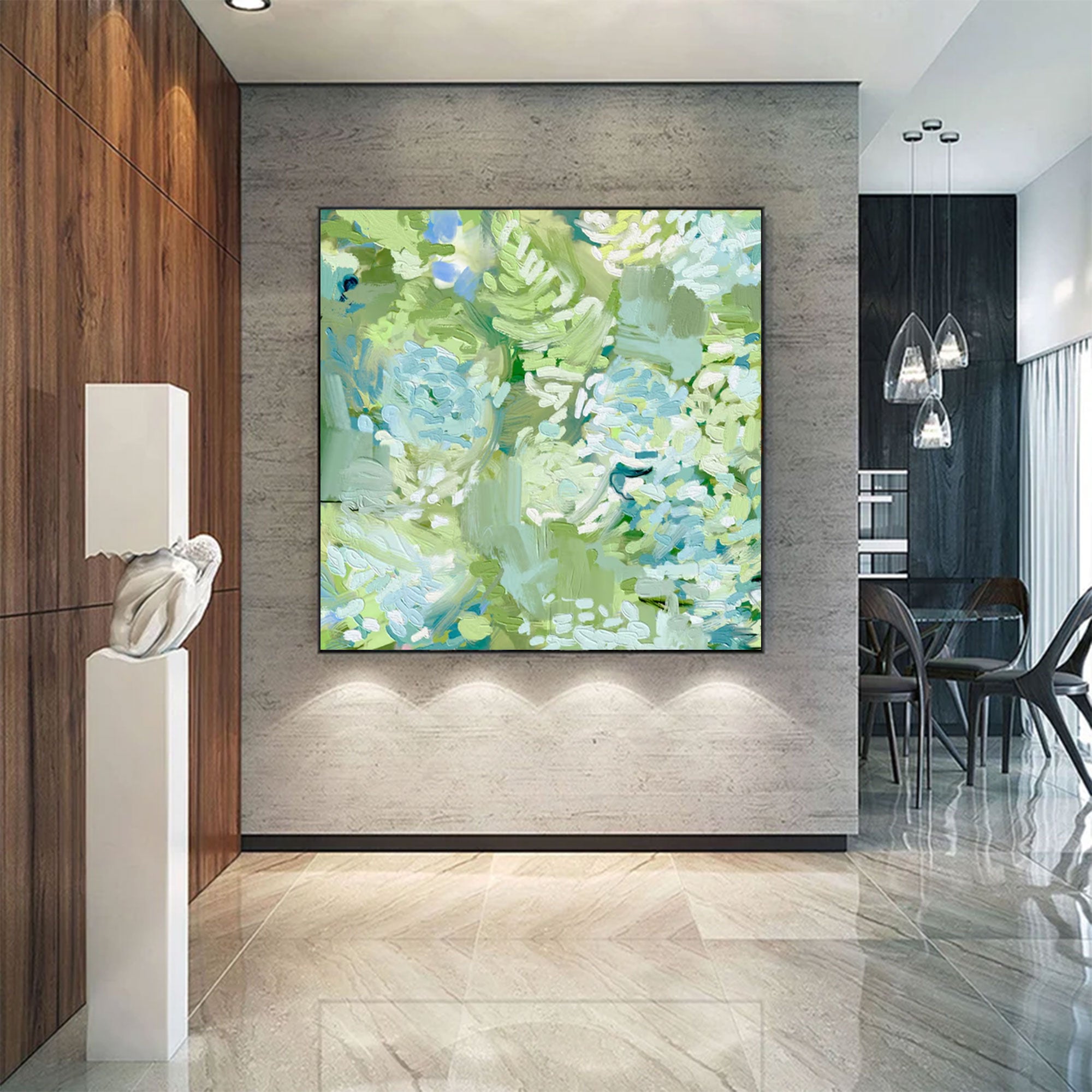 Large Modern Floral Painting | KelorArt #AG 166