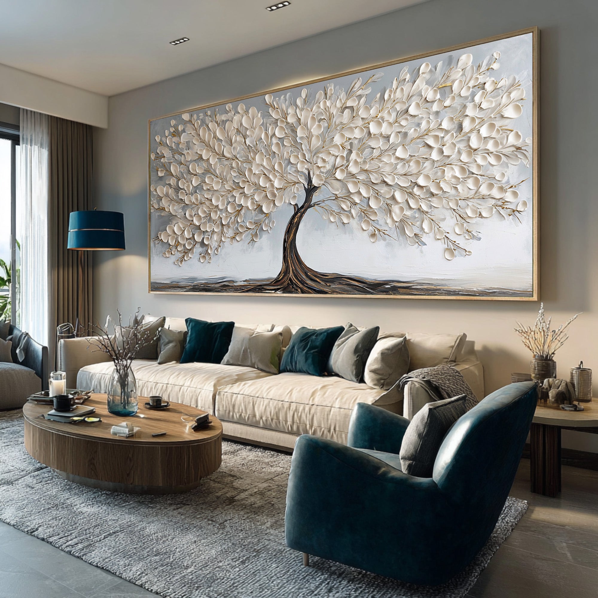 Contemporary Large Tree Art | KelorArt #CZ 016