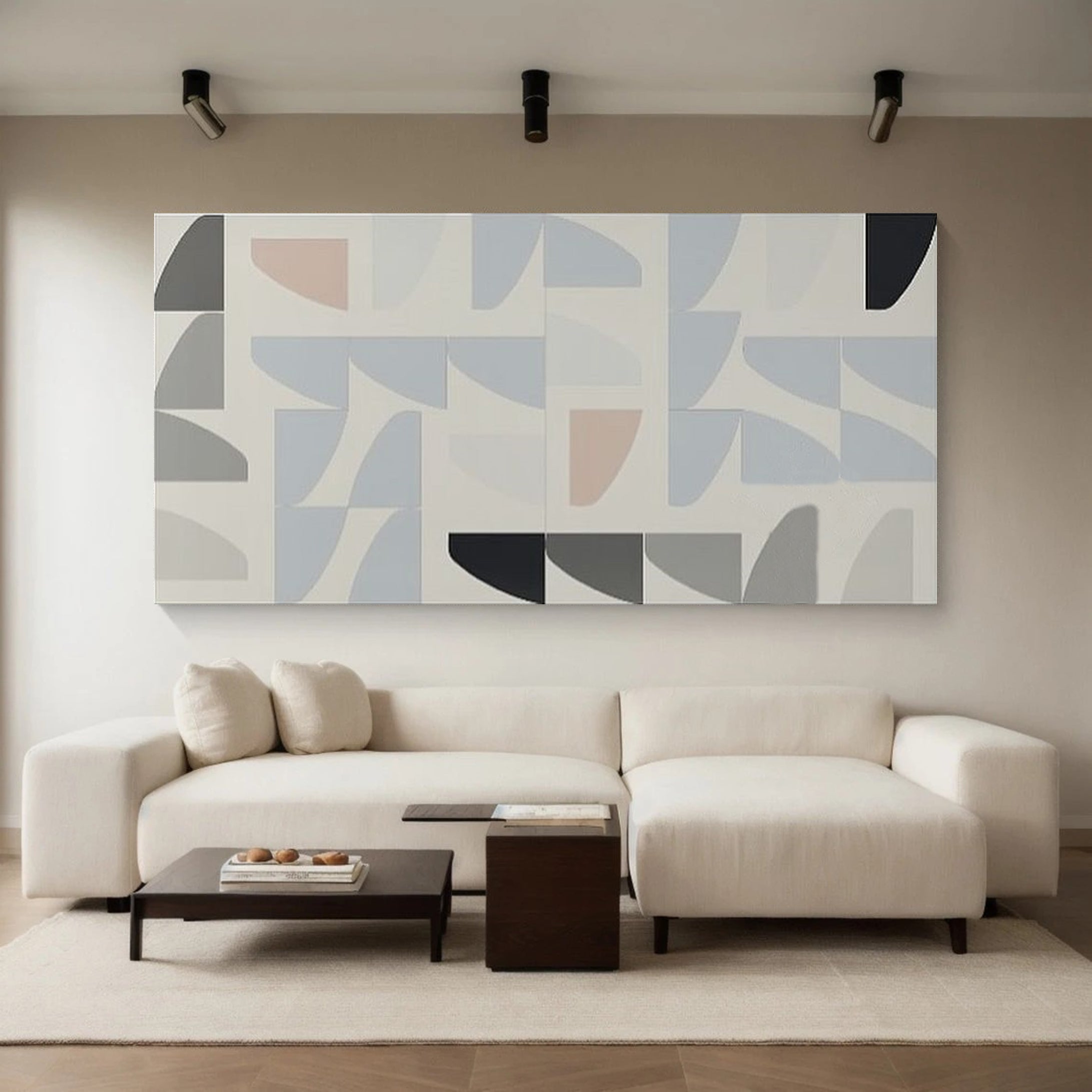 Modern Abstract Painting Chic Geometric Patterns #MC006