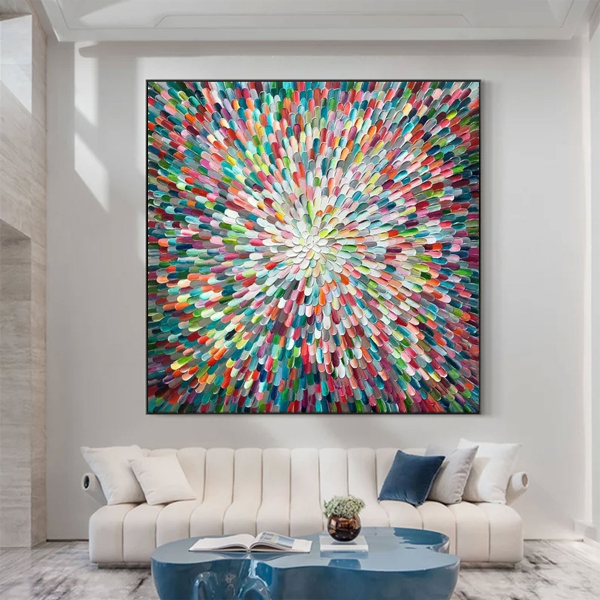 Large Modern Abstract Painting | KelorArt #AG 167
