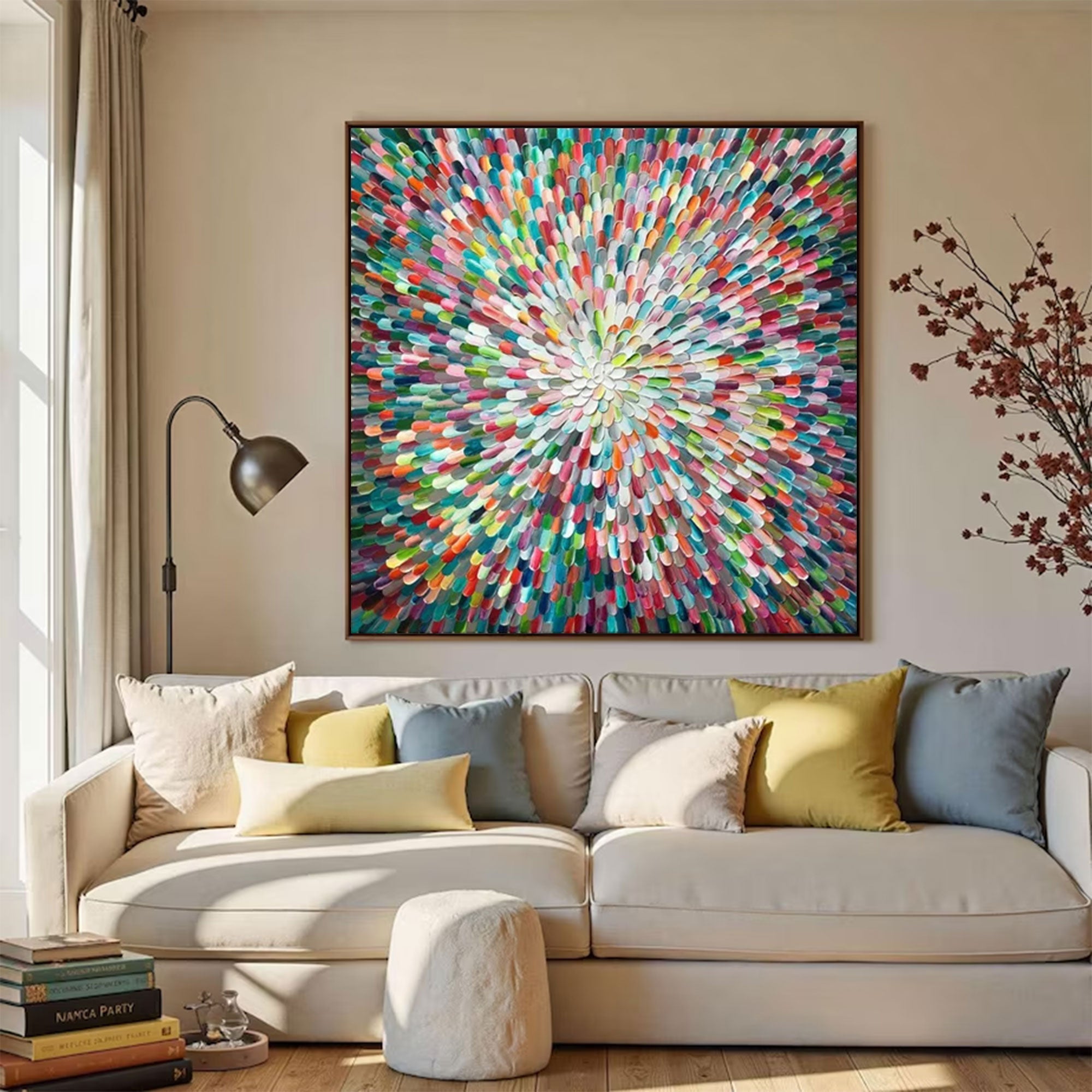 Large Modern Abstract Painting | KelorArt #AG 167