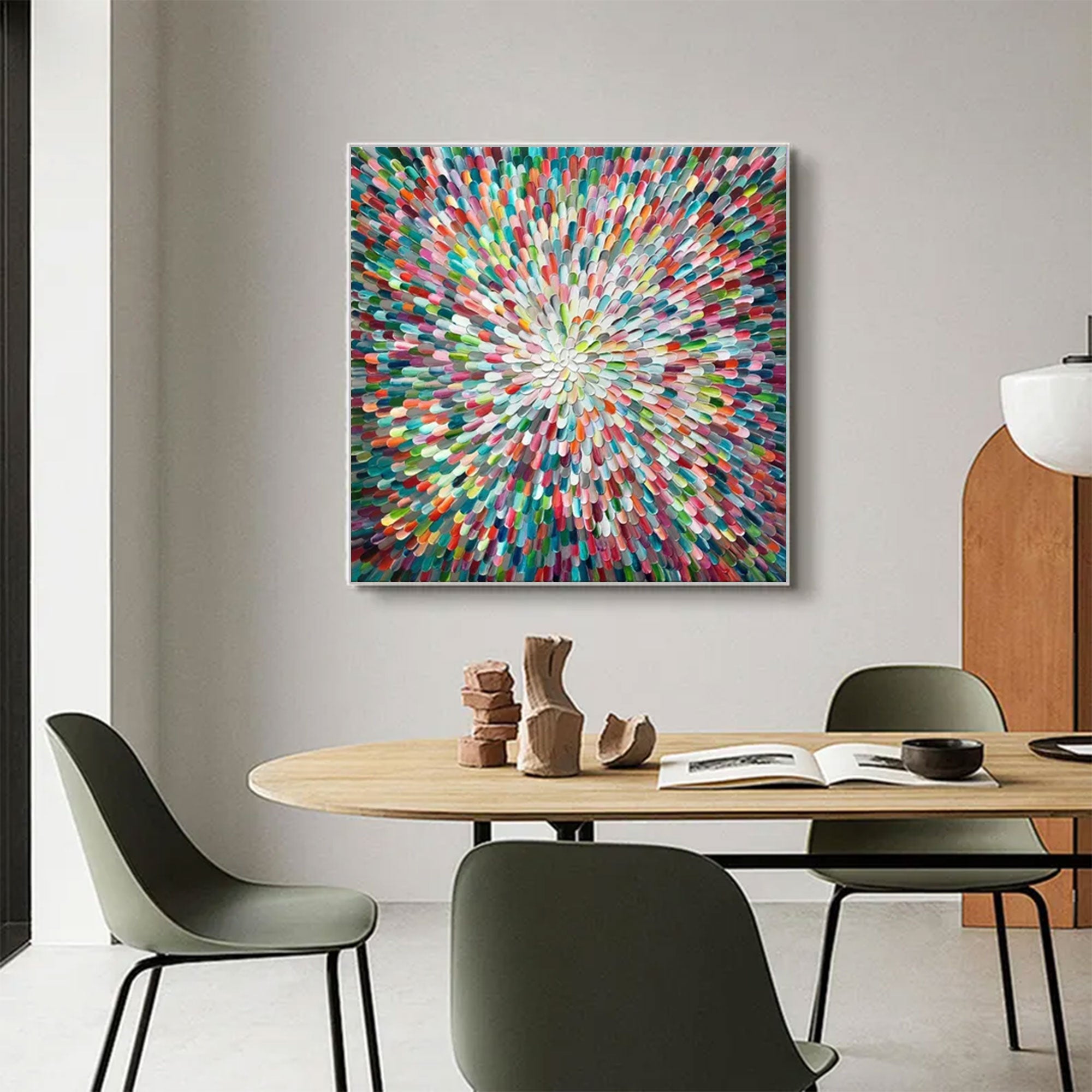 Large Modern Abstract Painting | KelorArt #AG 167