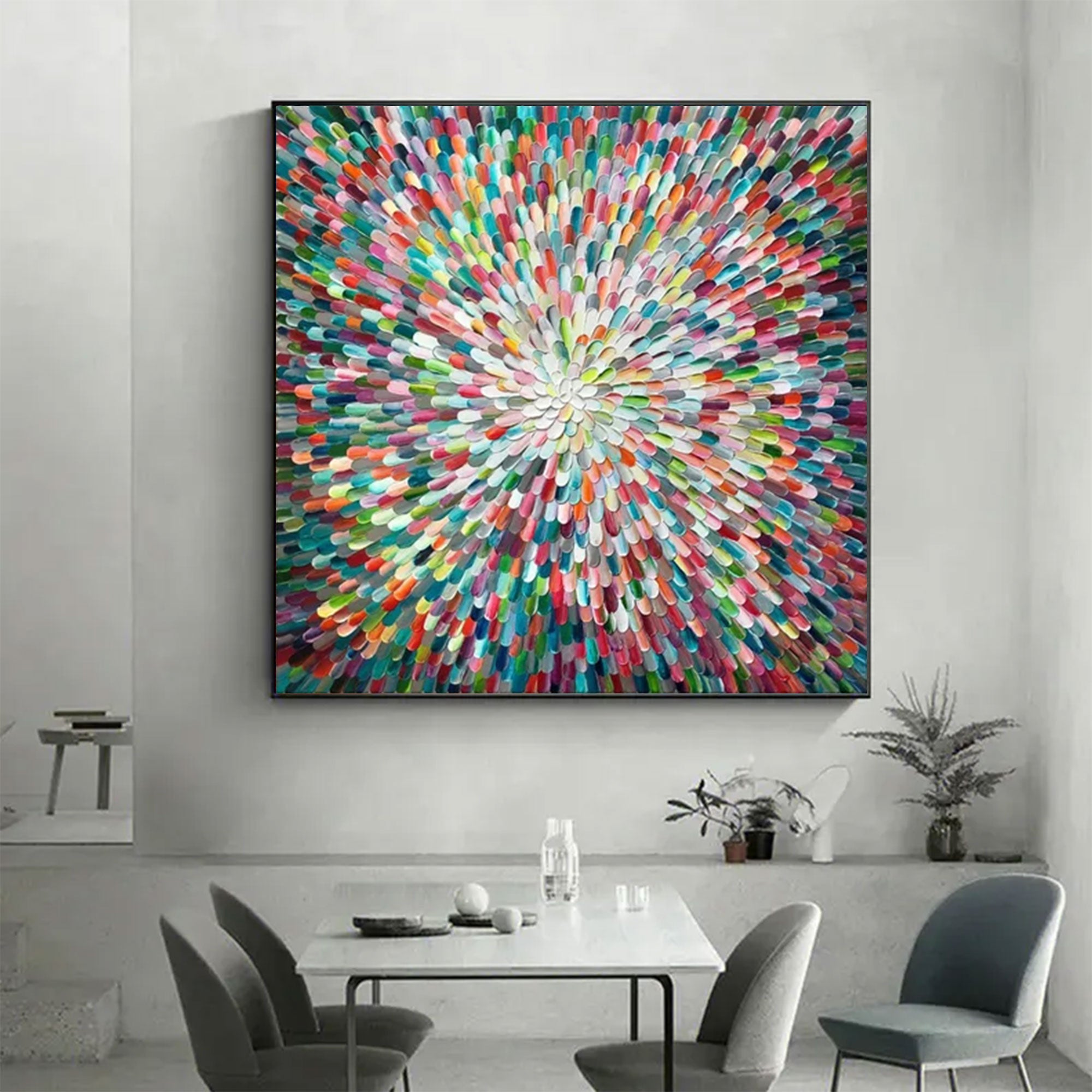 Large Modern Abstract Painting | KelorArt #AG 167