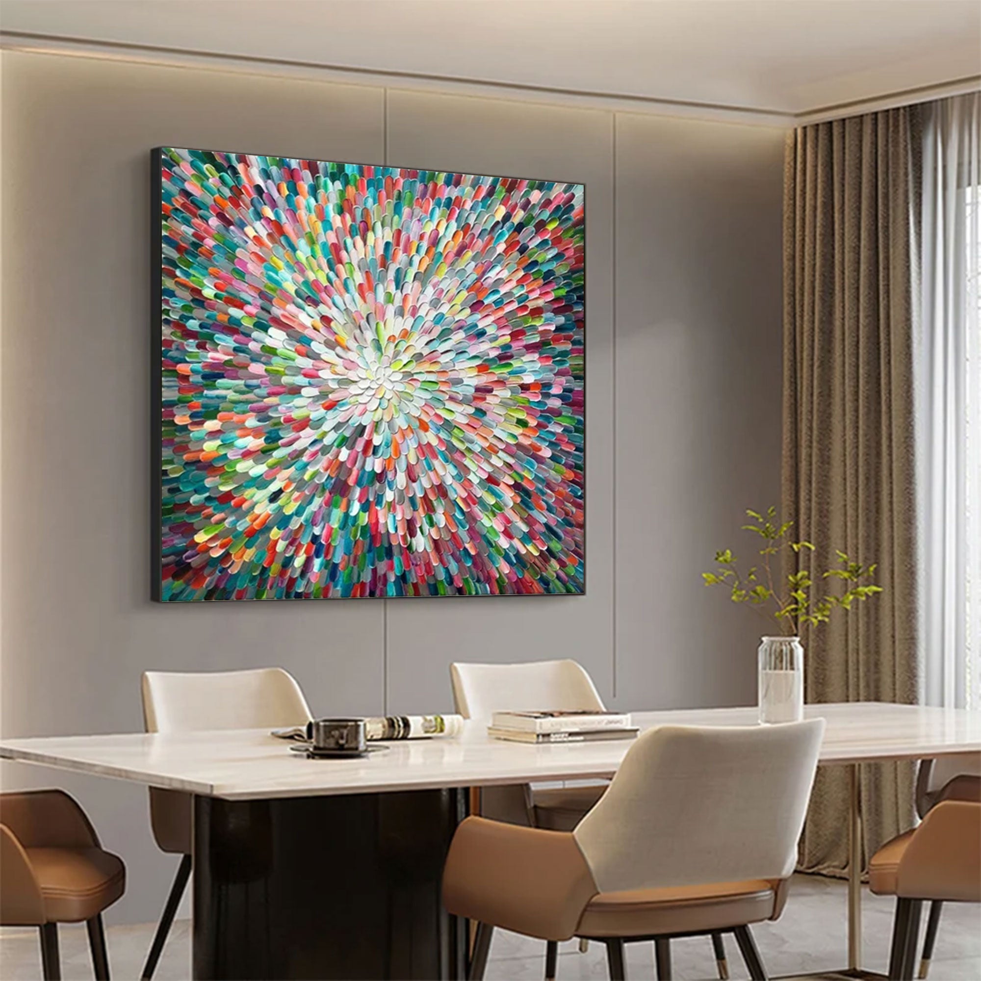 Large Modern Abstract Painting | KelorArt #AG 167