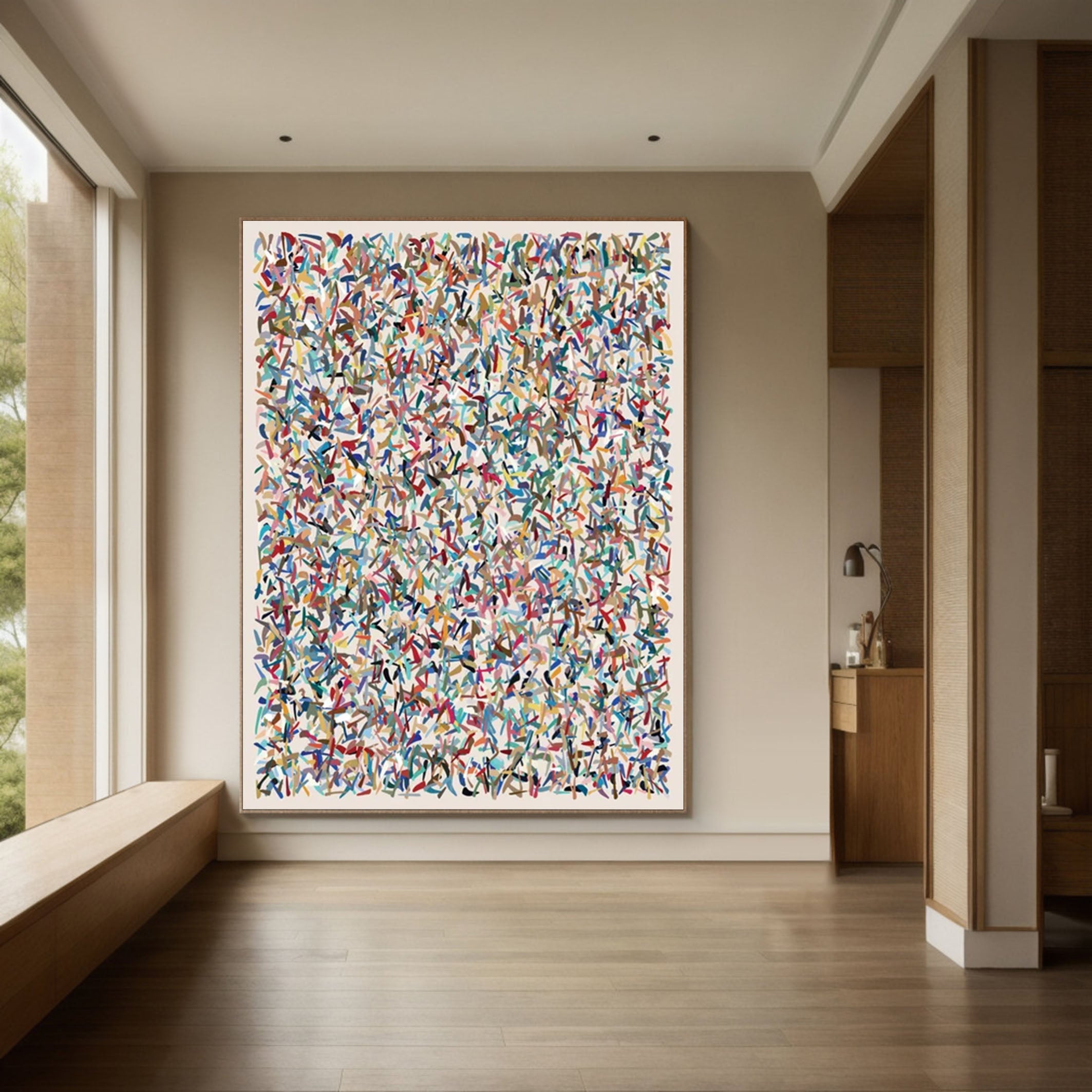 Colorful Abstract Painting Modern Art