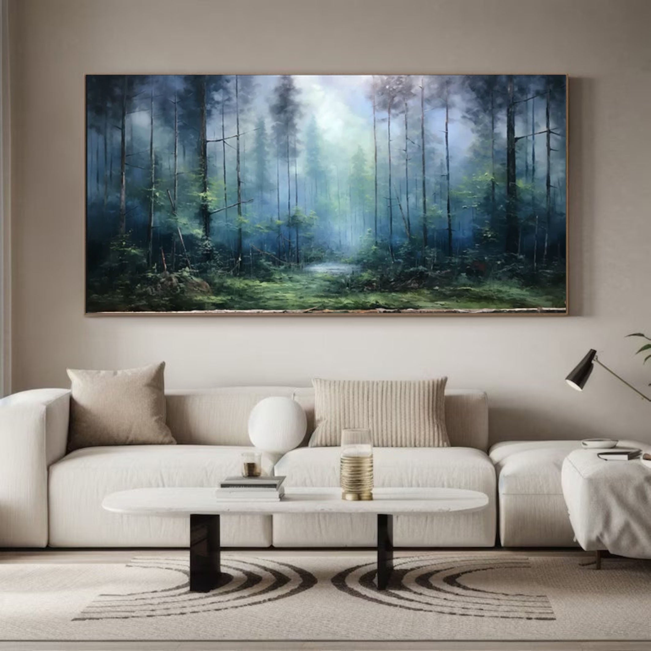 Mystical Forest Canvas Art for Chic Interior Design #TP054