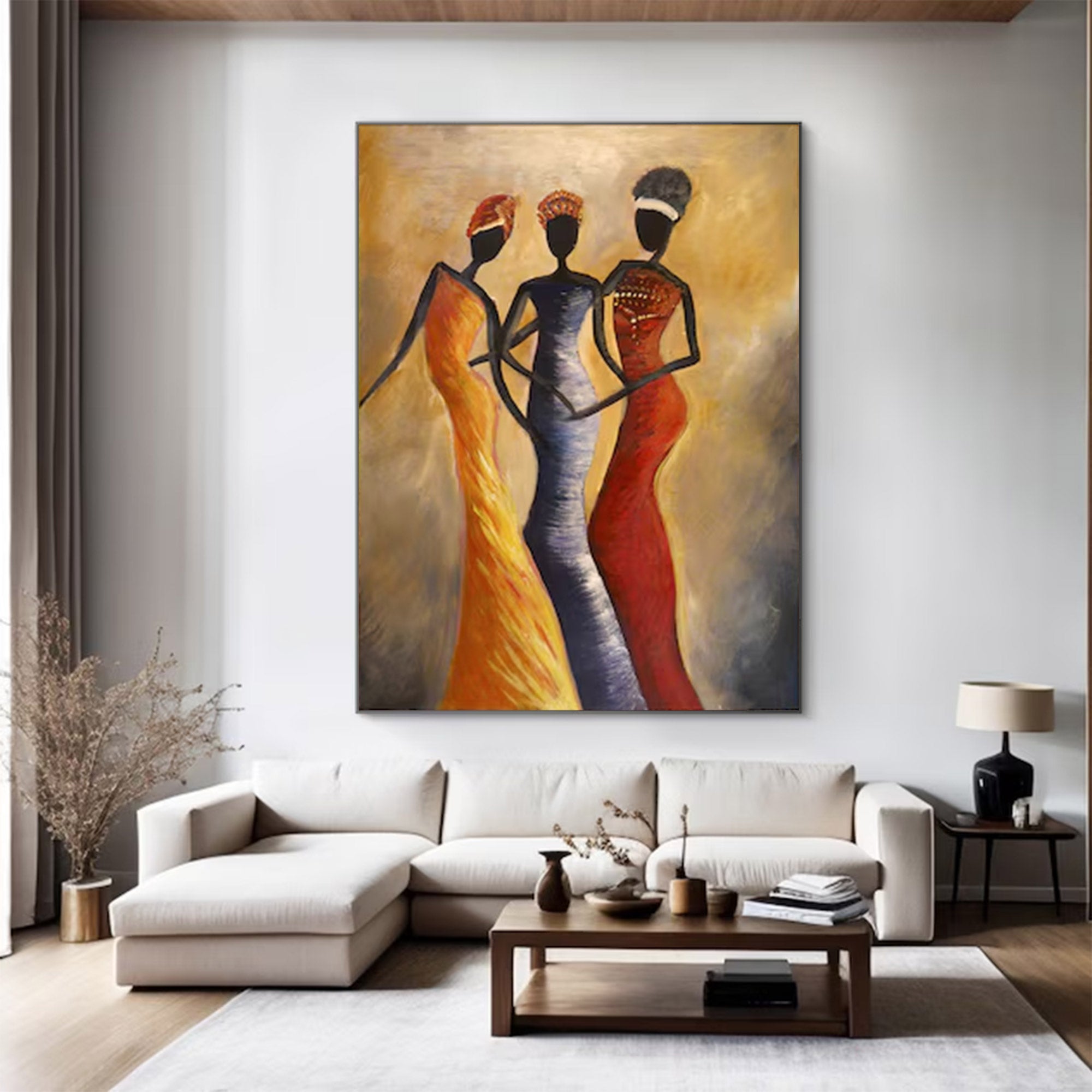 Large Textured Figure Art | KelorArt #AG 143