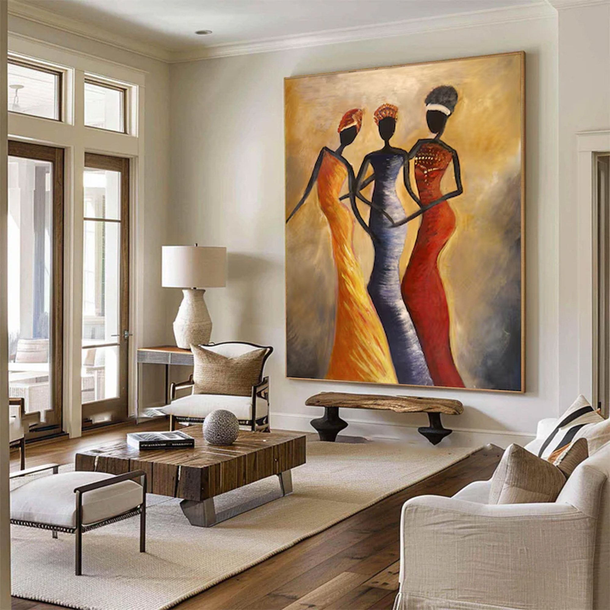 Large Textured Figure Art | KelorArt #AG 143