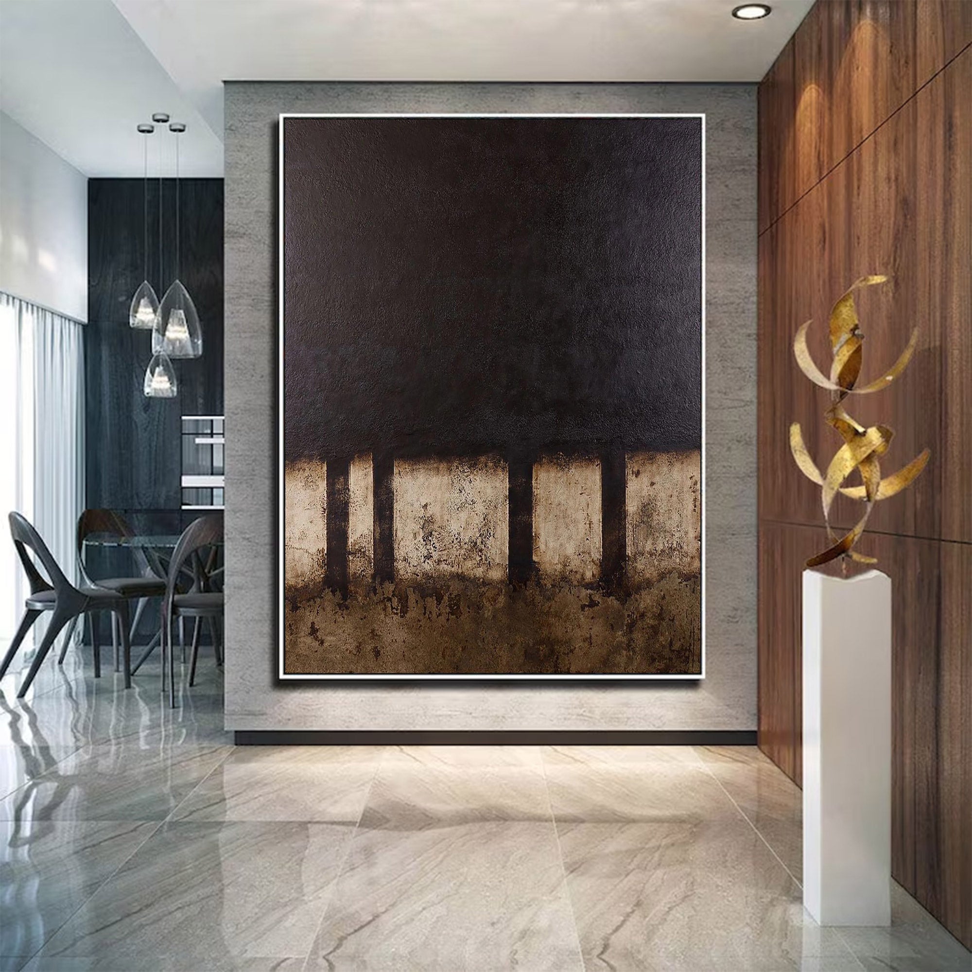 Large Abstract Industrial Art | KelorArt #AG 111