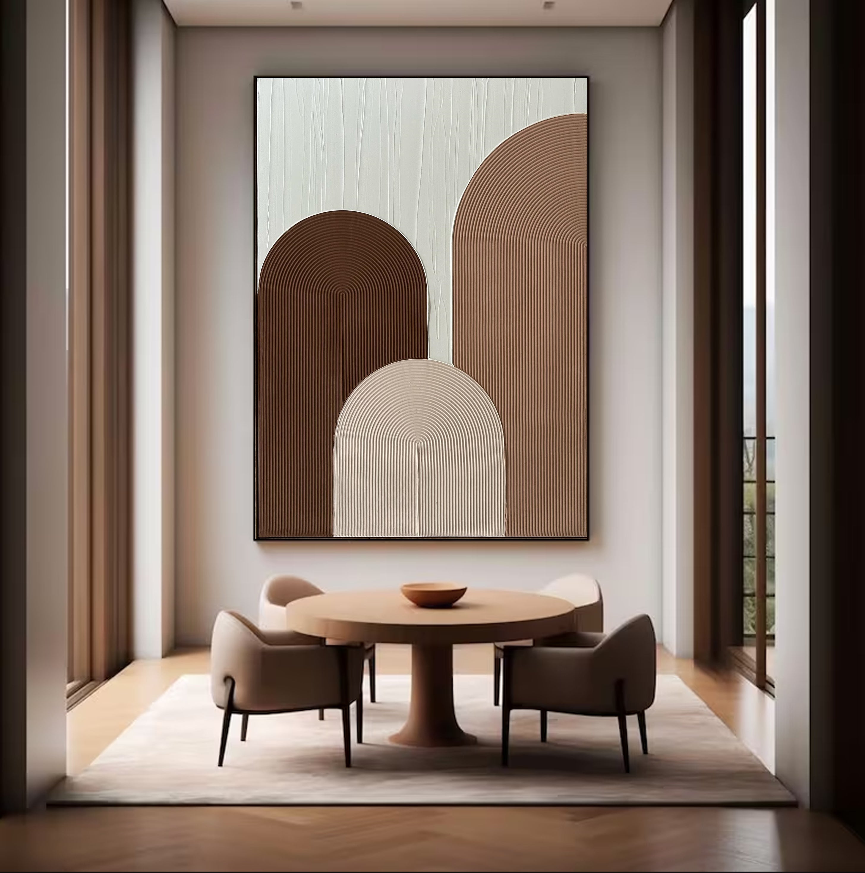 Minimalist Arch Wall Art for Dining Rooms #MM017