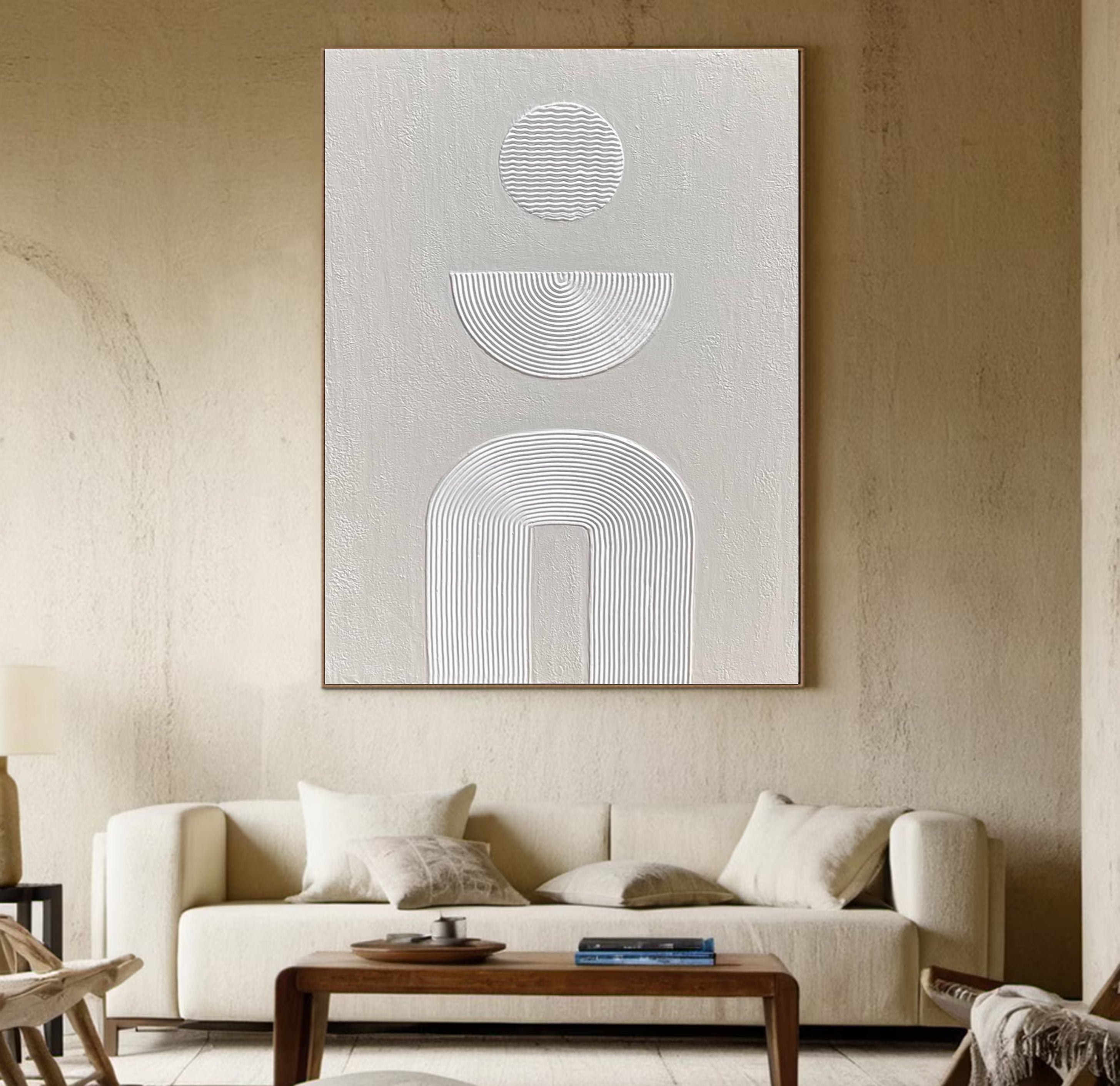 Elegant Geometric Canvas Minimalist Art for Modern Homes #MM005