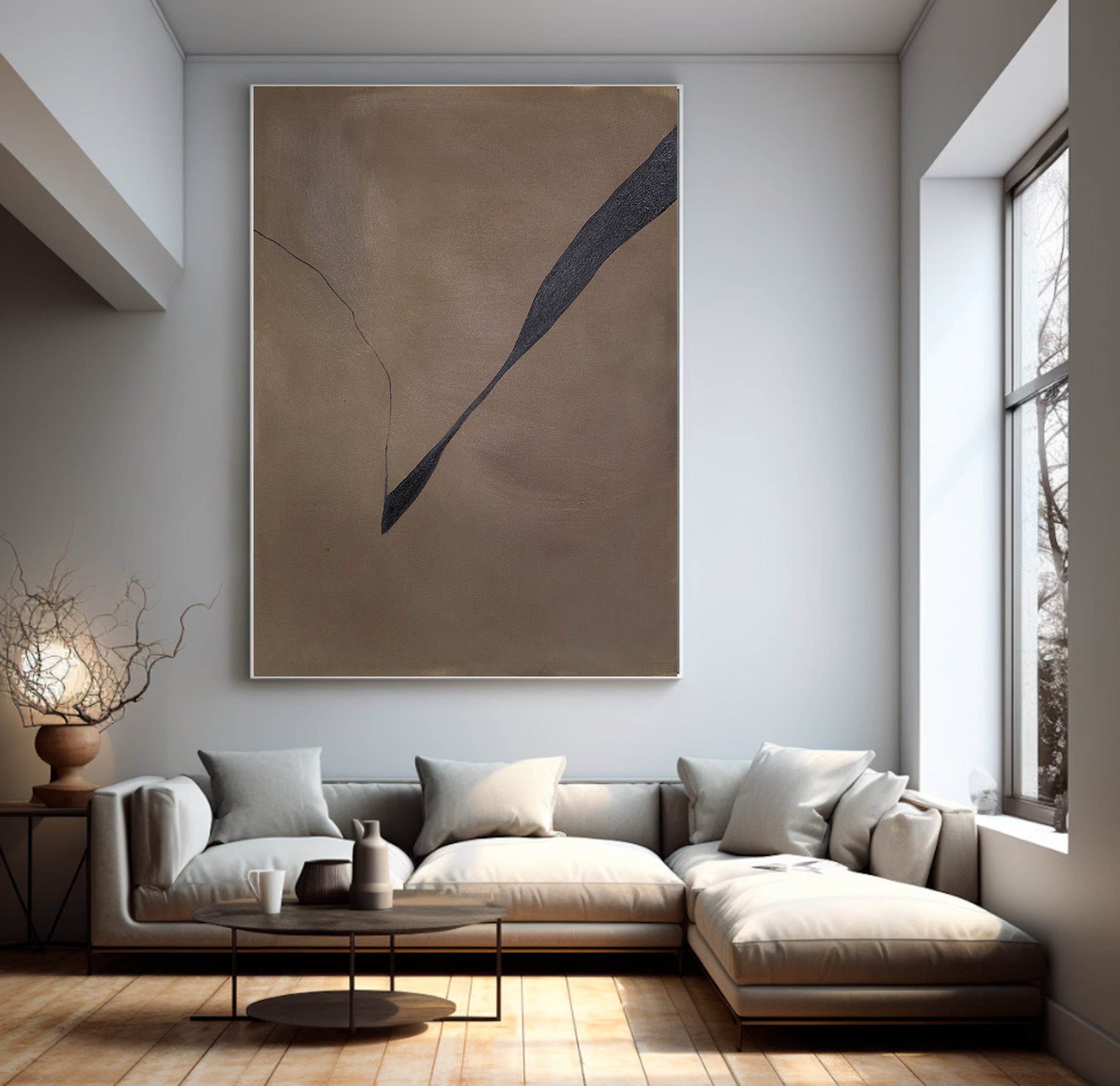 Modern Minimalist Wall Art Bold Simplicity for Elegant Interiors #MM001