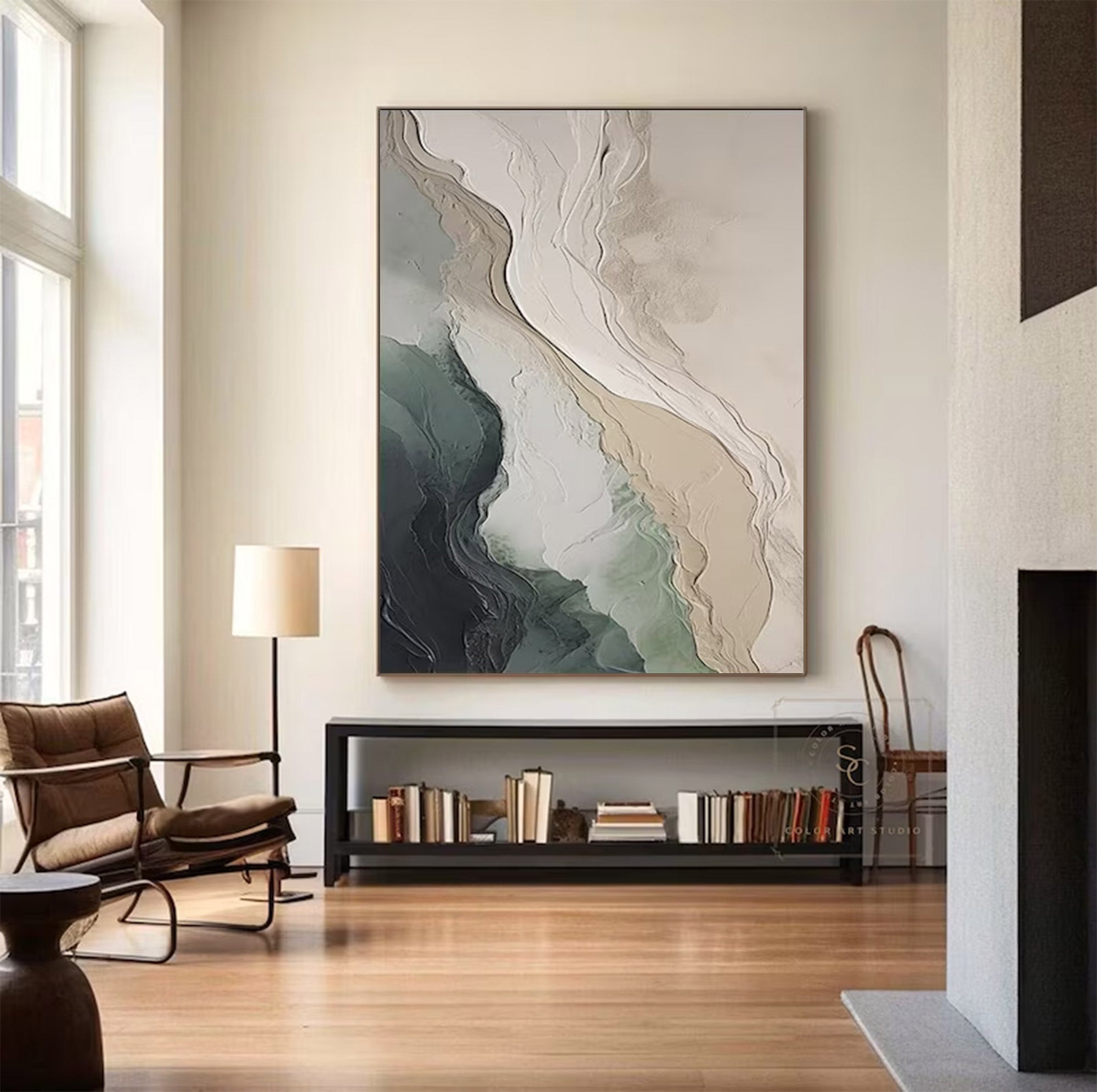 Large Abstract Scenery Painting | KelorArt #AG 147