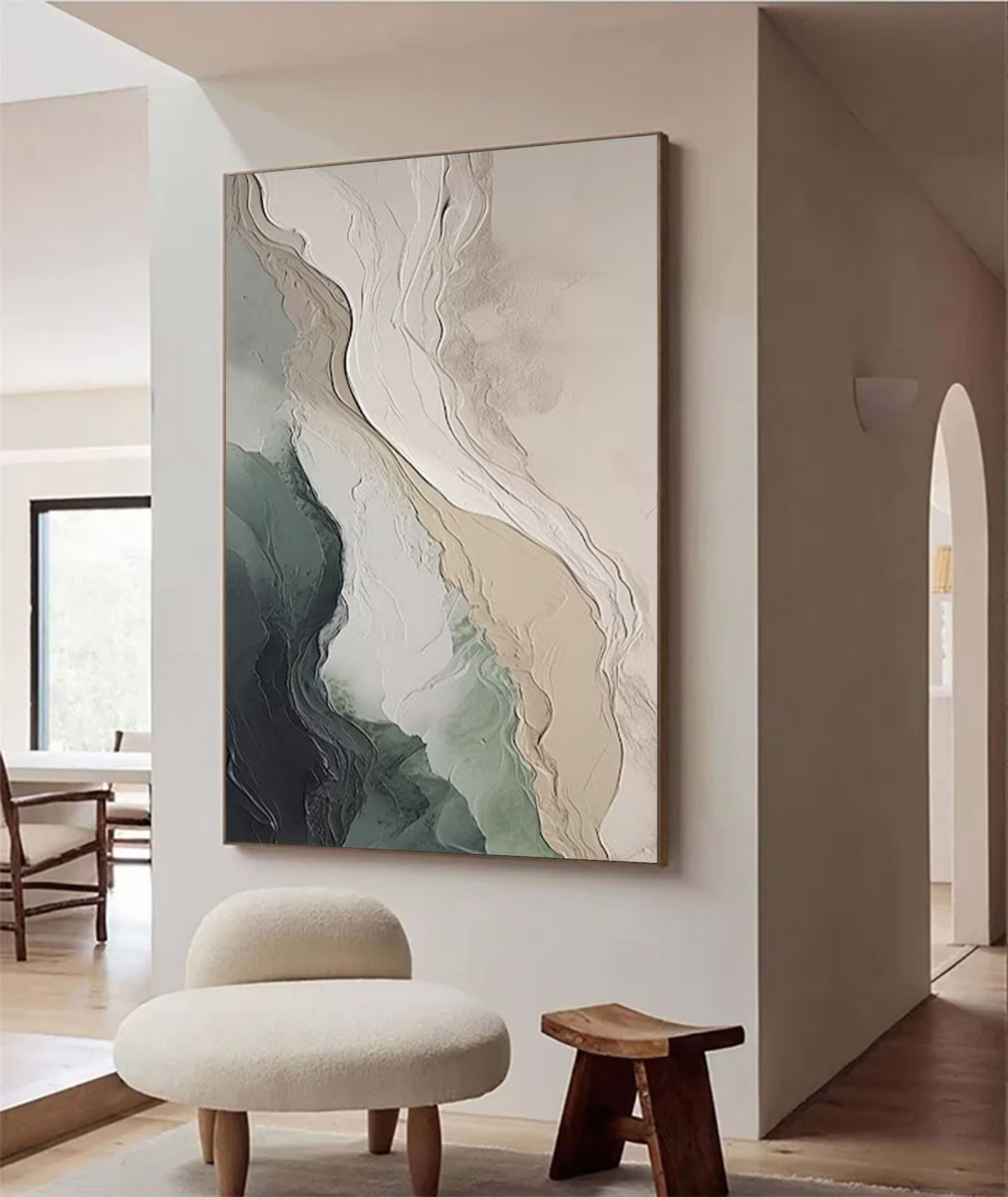 Large Abstract Scenery Painting | KelorArt #AG 147