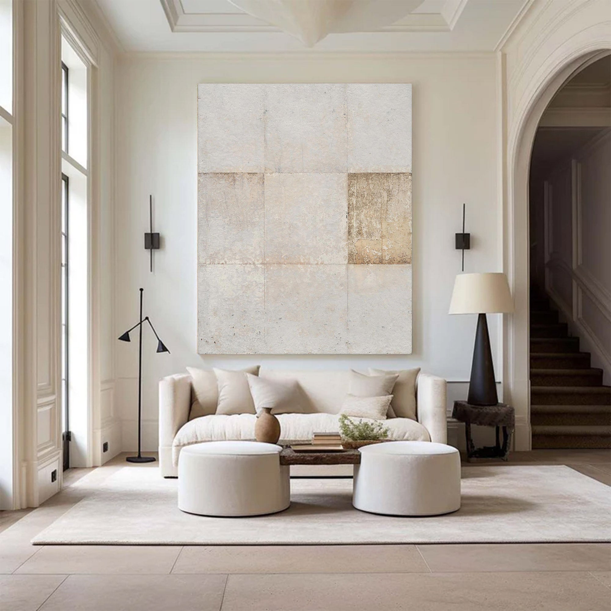 Large Textured Abstract Canvas Art | Kelor #AG 112