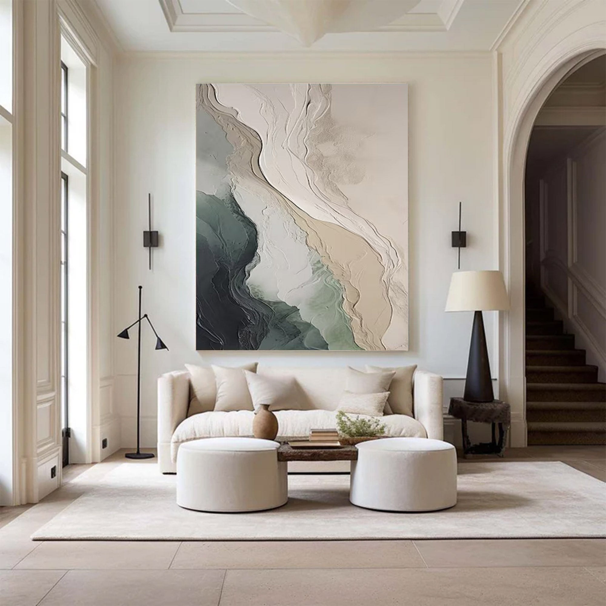 Large Abstract Scenery Painting | KelorArt #AG 147