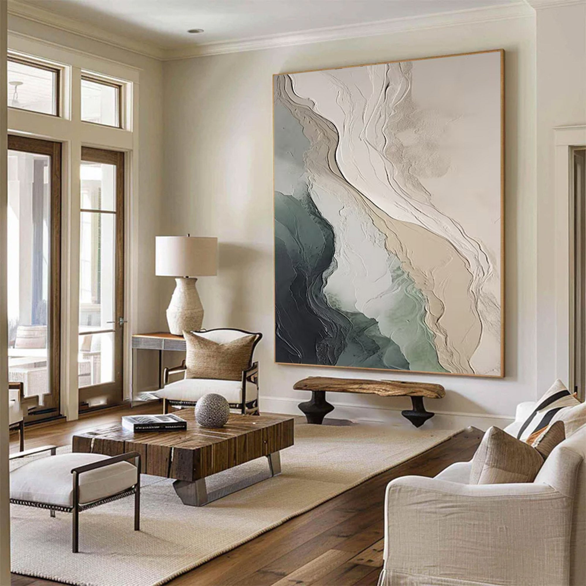 Large Abstract Scenery Painting | KelorArt #AG 147