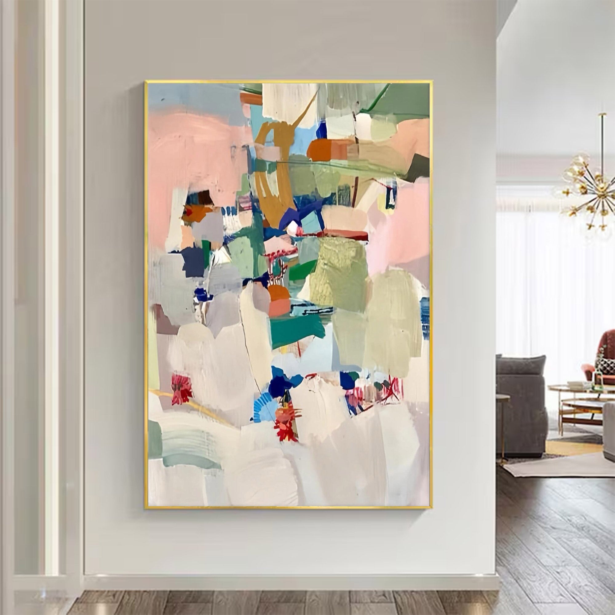 Large Abstract Expressionist Art | KelorArt #AG 113