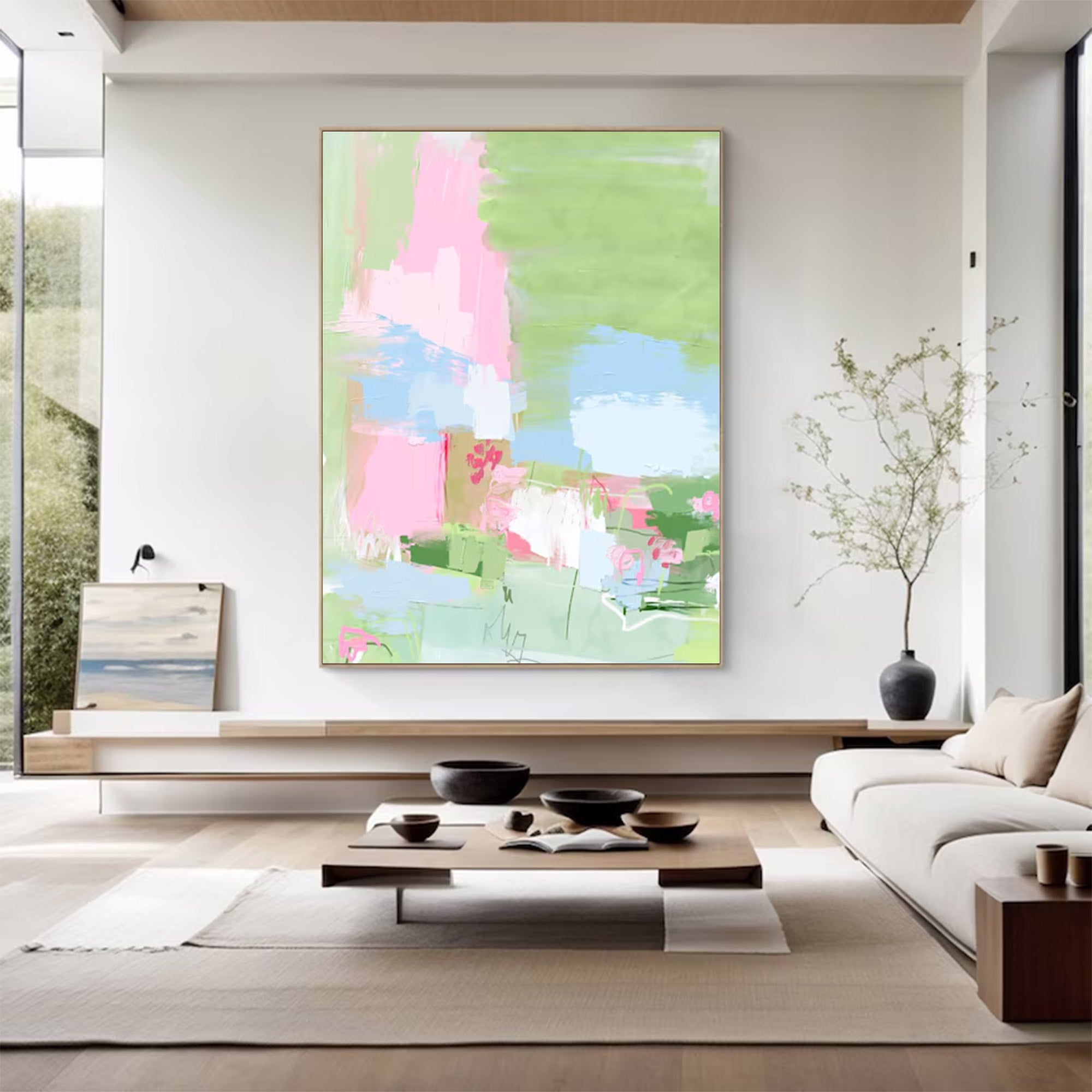 Large Modern Expressionist Canvasr | KelorArt #AG 148