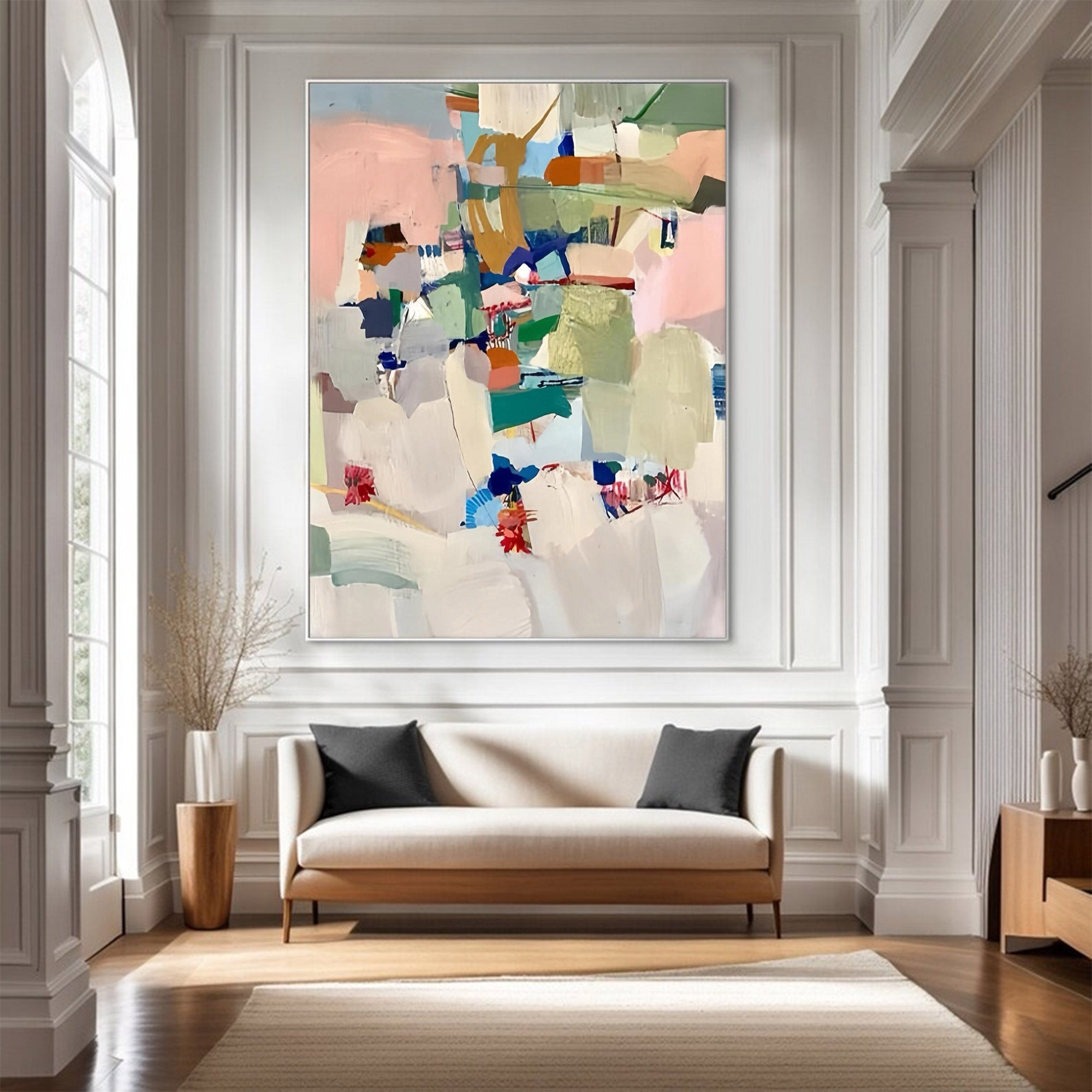 Large Abstract Expressionist Art | KelorArt #AG 113
