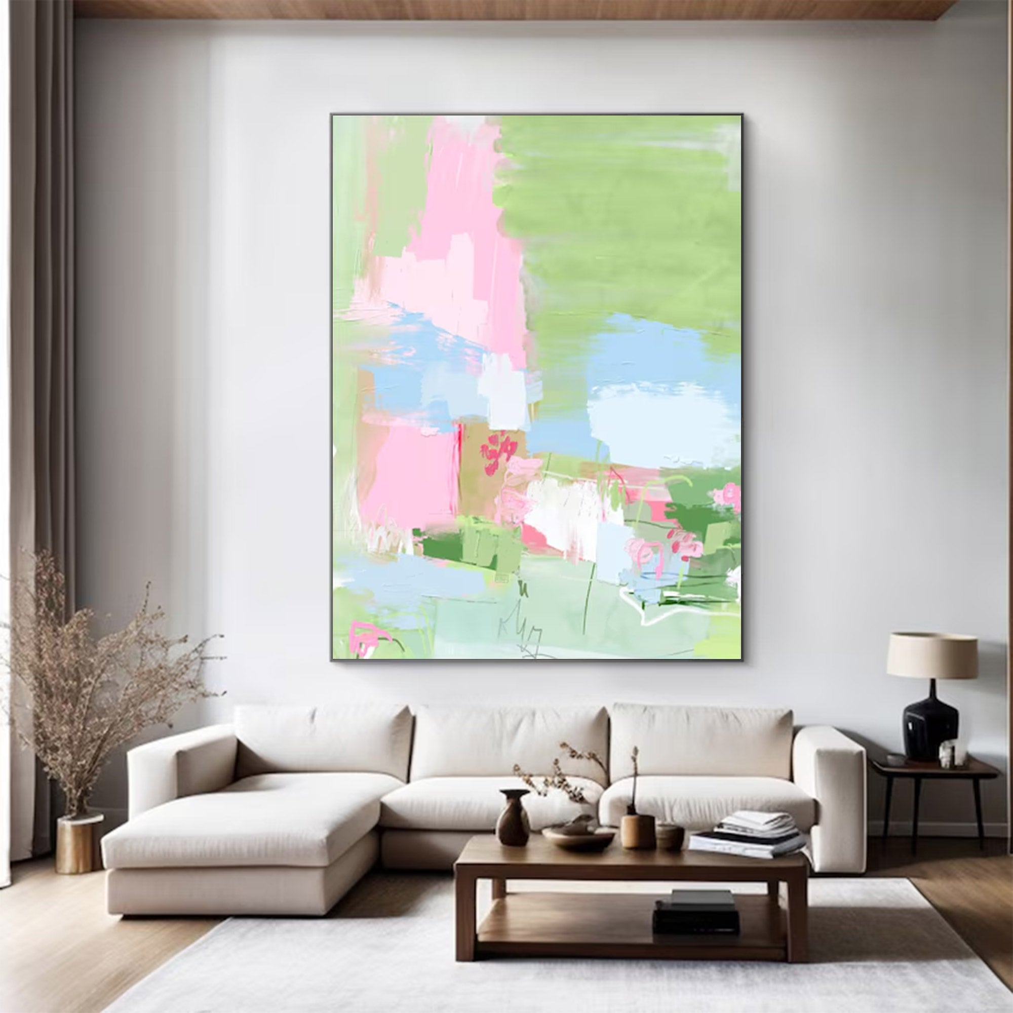 Large Modern Expressionist Canvasr | KelorArt #AG 148
