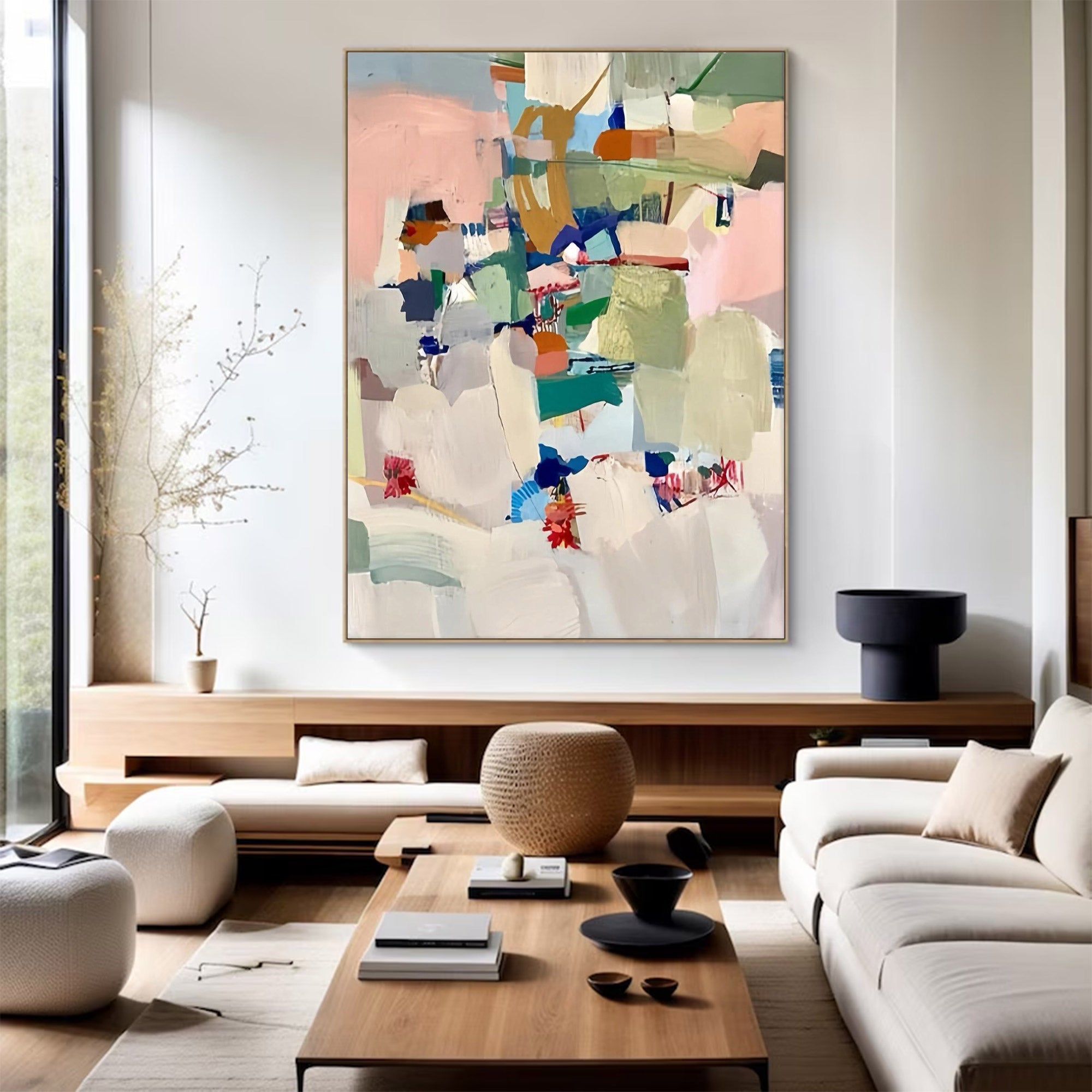 Large Abstract Expressionist Art | KelorArt #AG 113