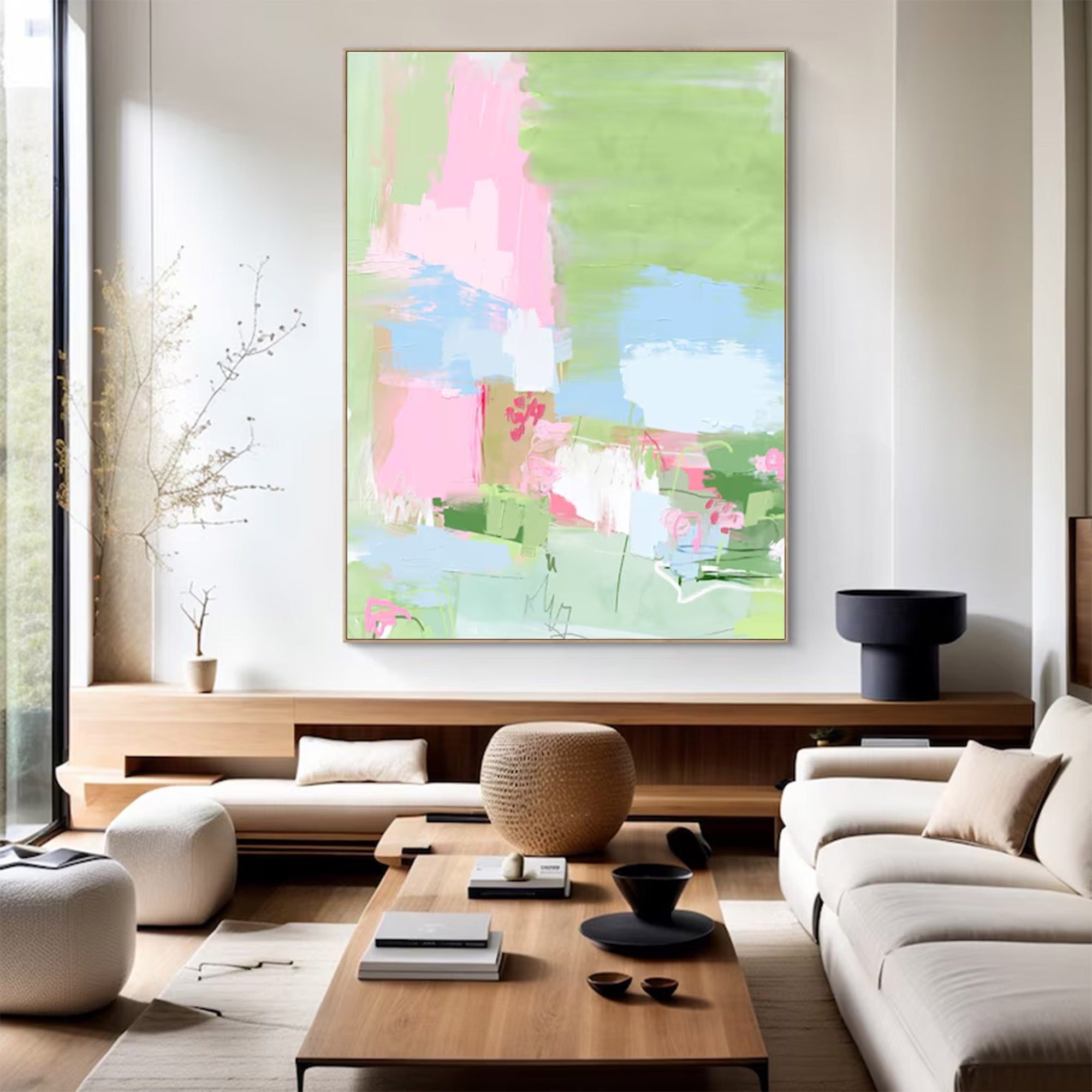 Large Modern Expressionist Canvasr | KelorArt #AG 148