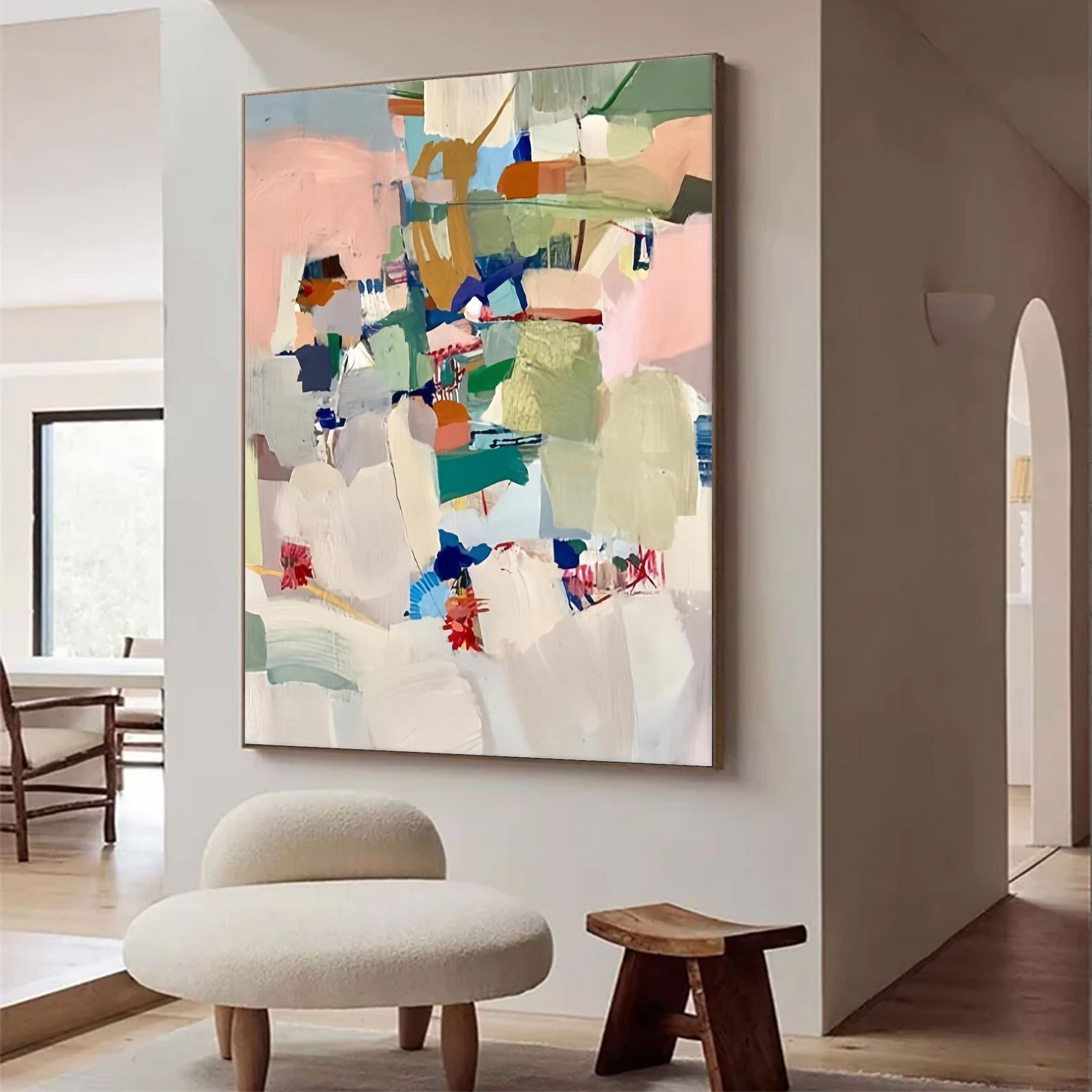 Large Abstract Expressionist Art | KelorArt #AG 113