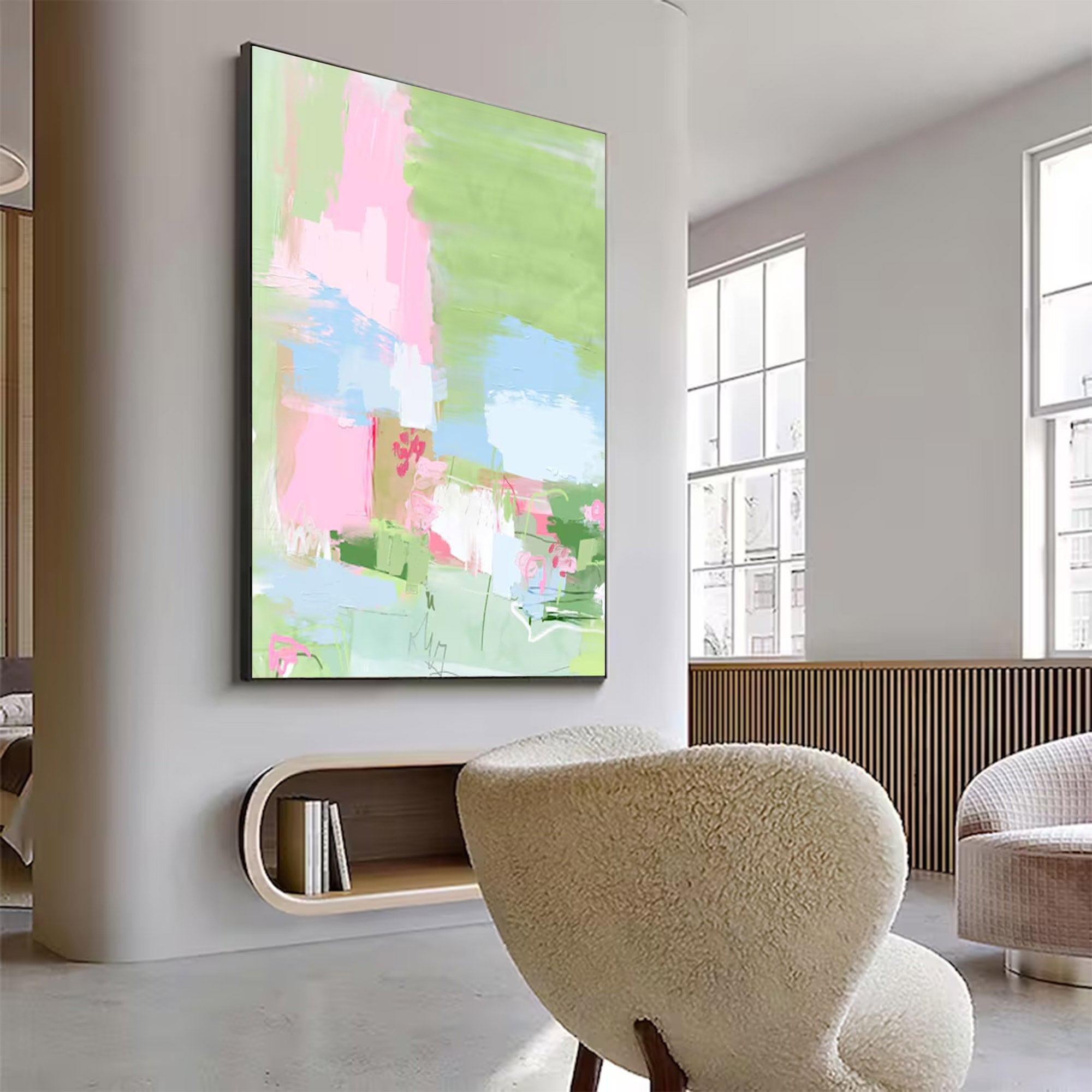 Large Modern Expressionist Canvasr | KelorArt #AG 148
