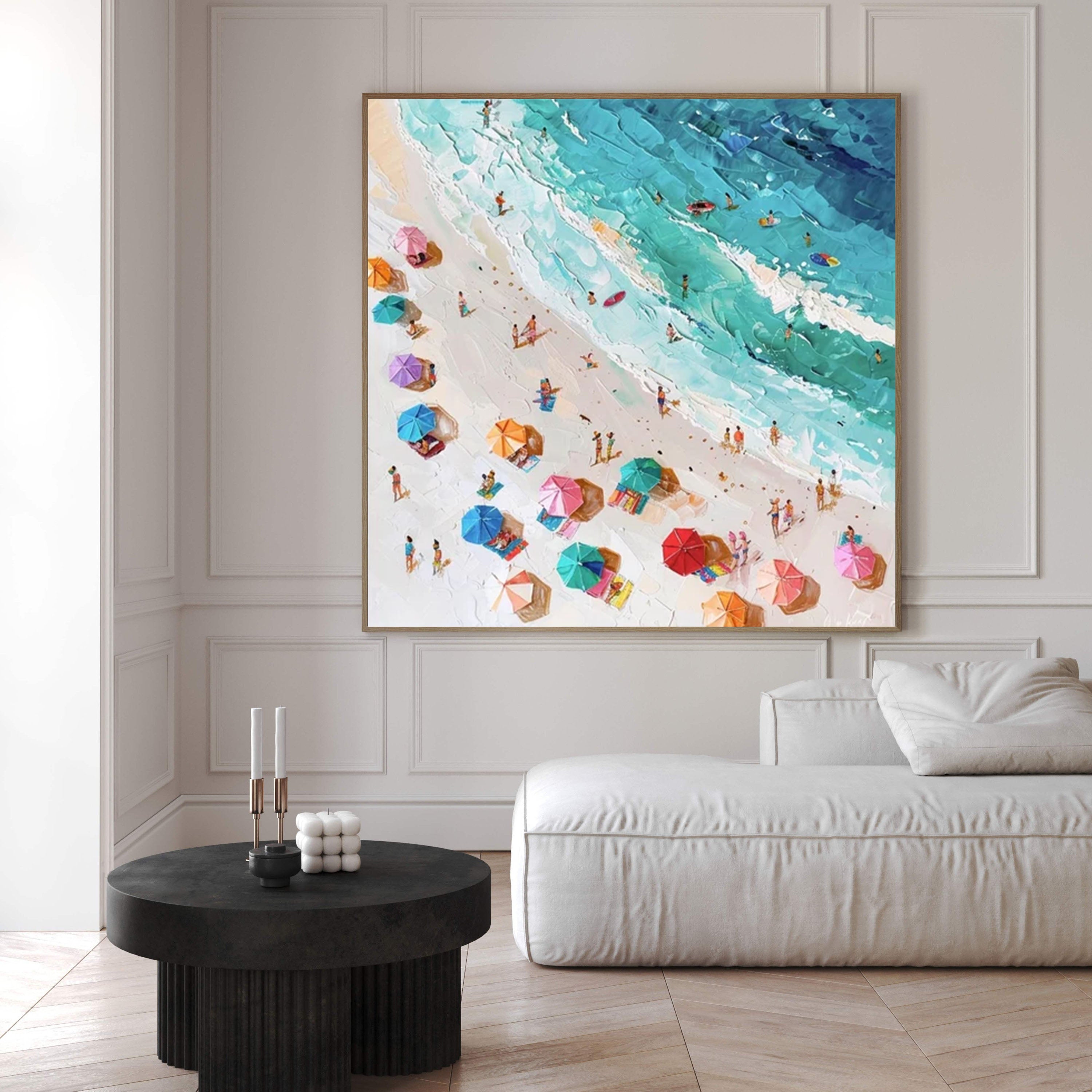 Colorful Coastal Canvas Art