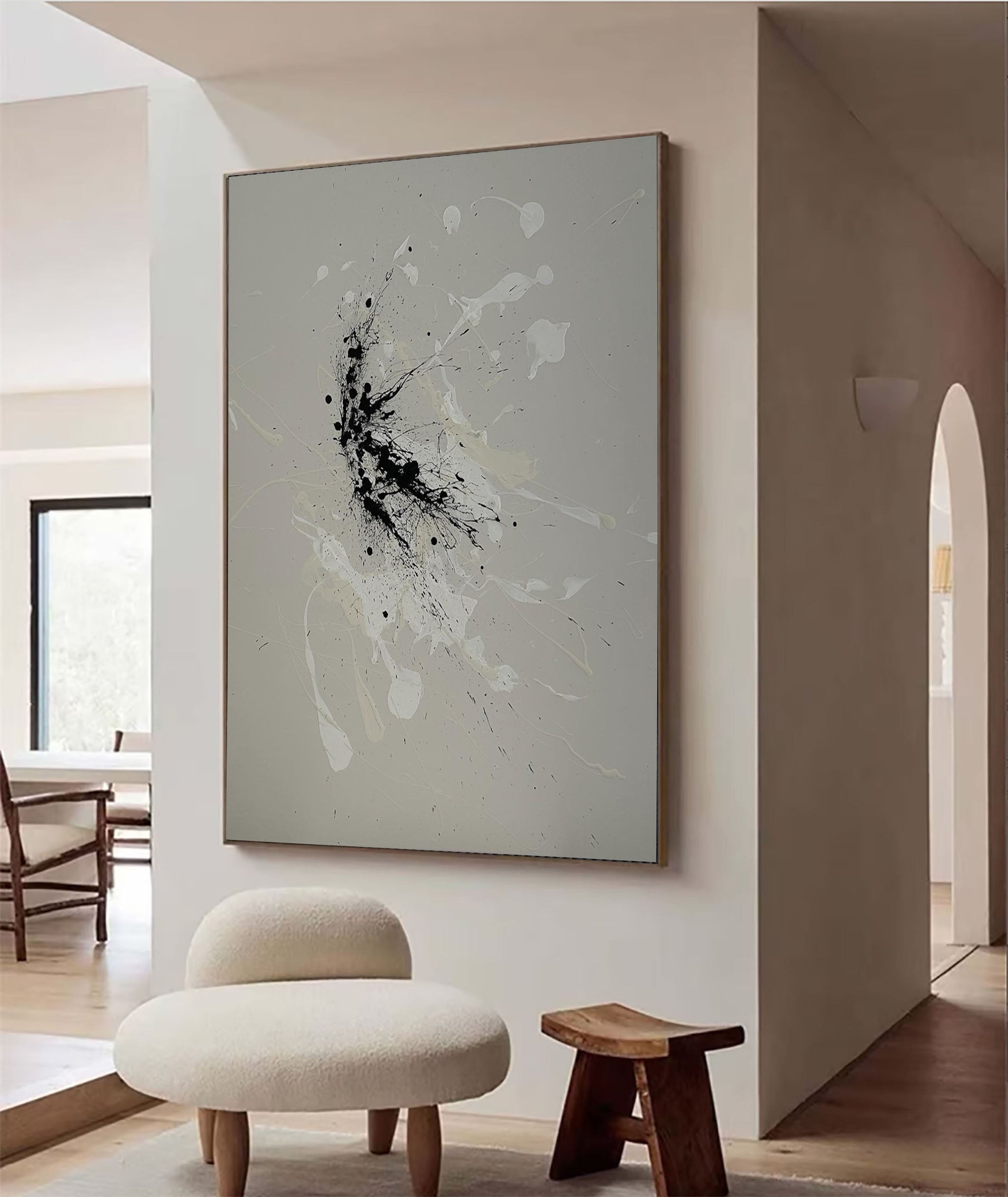 Modern Abstract Splash Wall Art Painting  #MM069