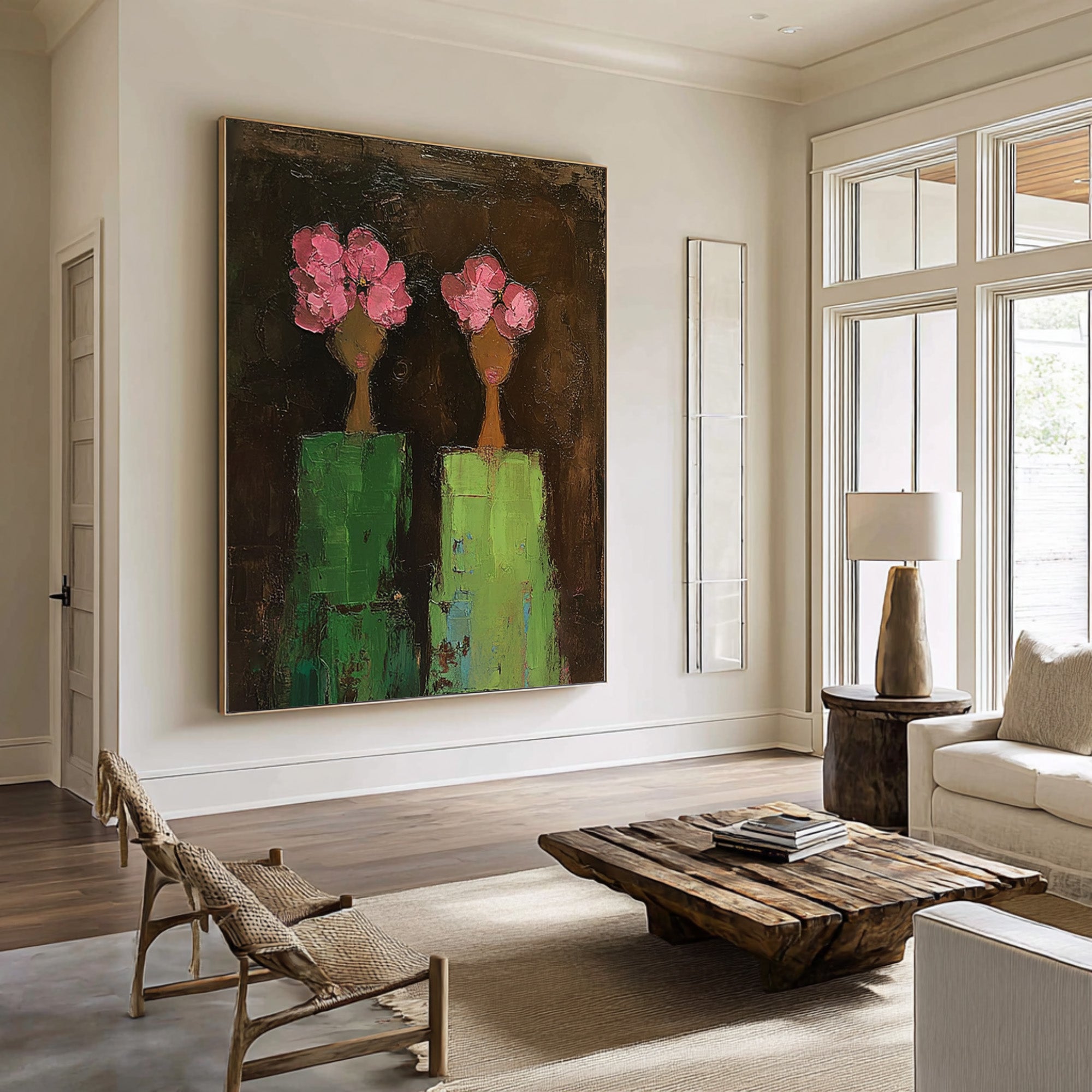 Modern Abstract Figurative Wall Art - Canvas Painting | KelorArt