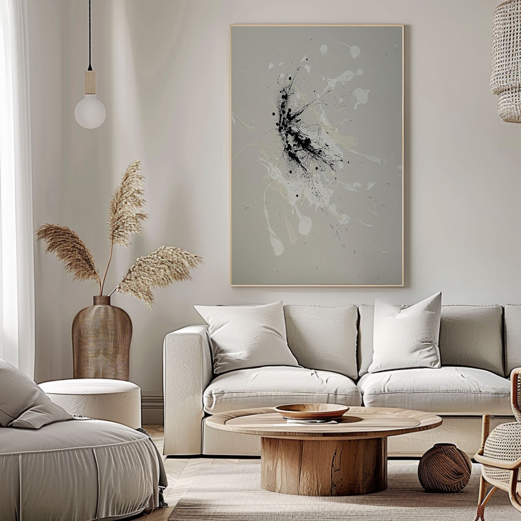 Modern Abstract Splash Wall Art Painting  #MM069