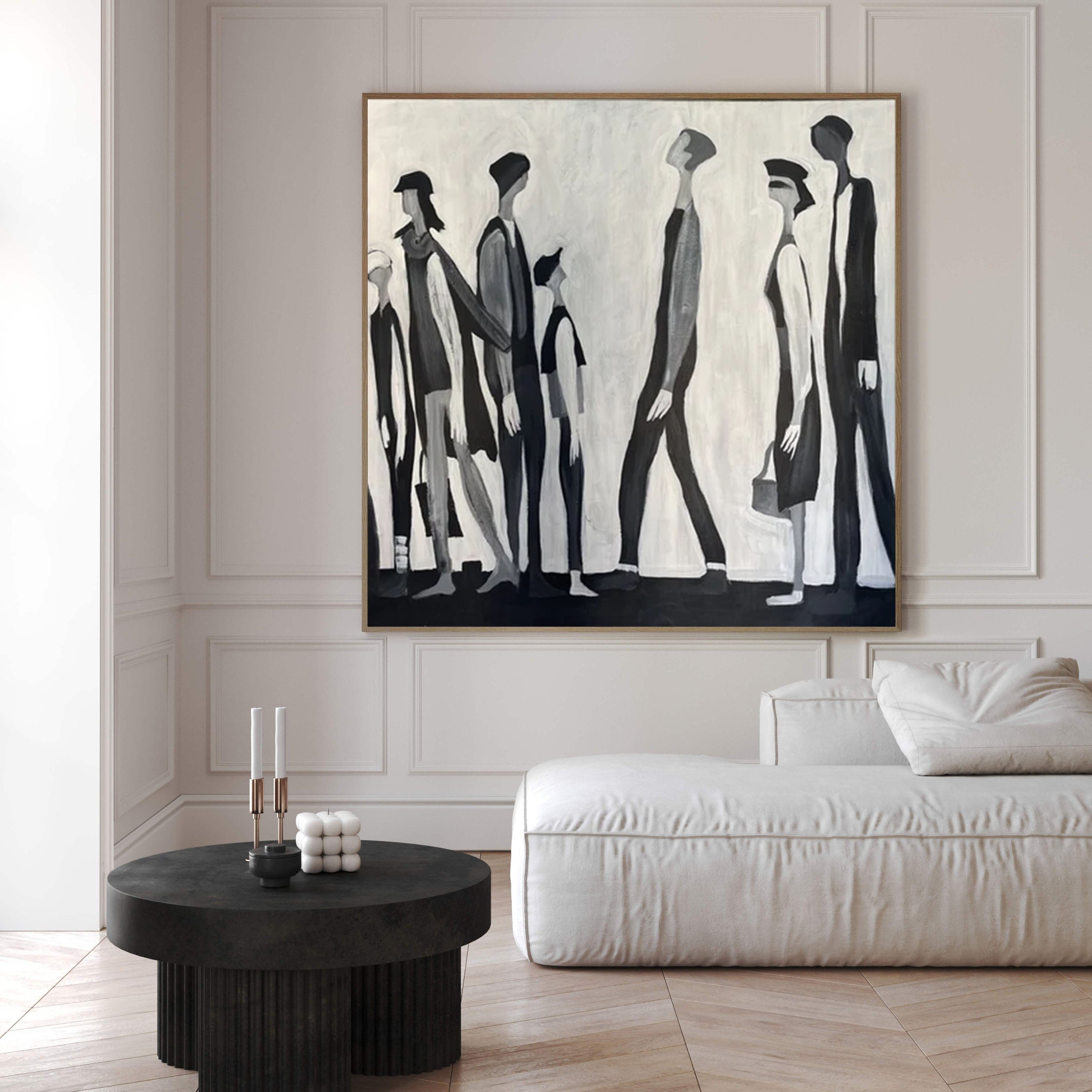 Figurative Black & White Wall Art