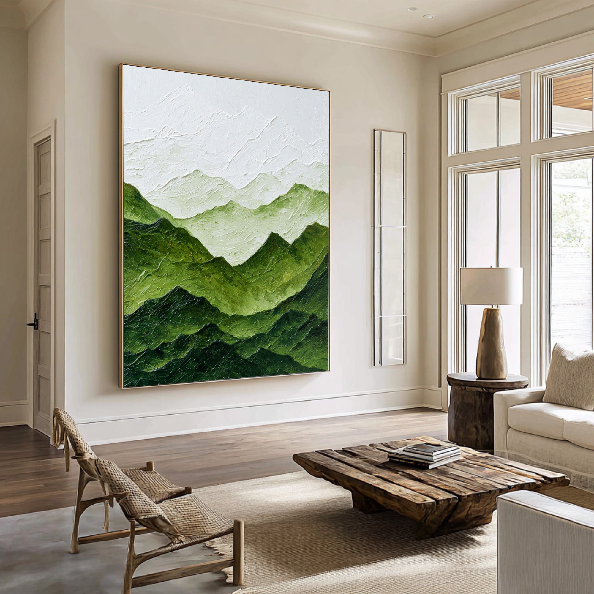 Large Modern Green Terrain | KelorArt #CZ 004