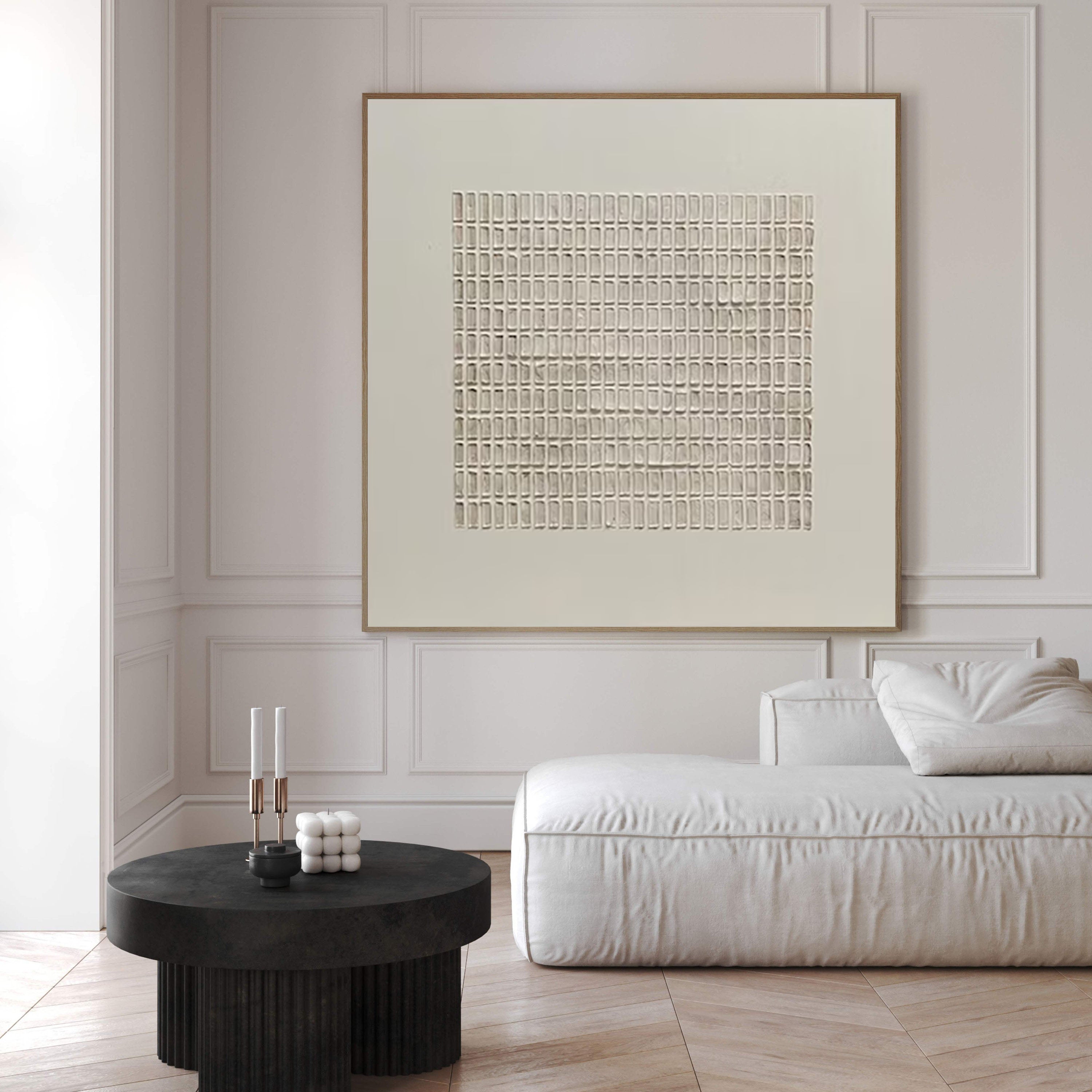 Serene Wabi-Sabi Art in Neutral Tones